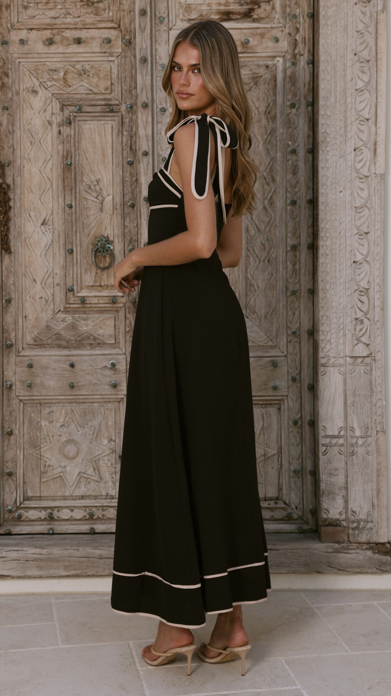 Beverly Maxi Dress - Black - Billy J