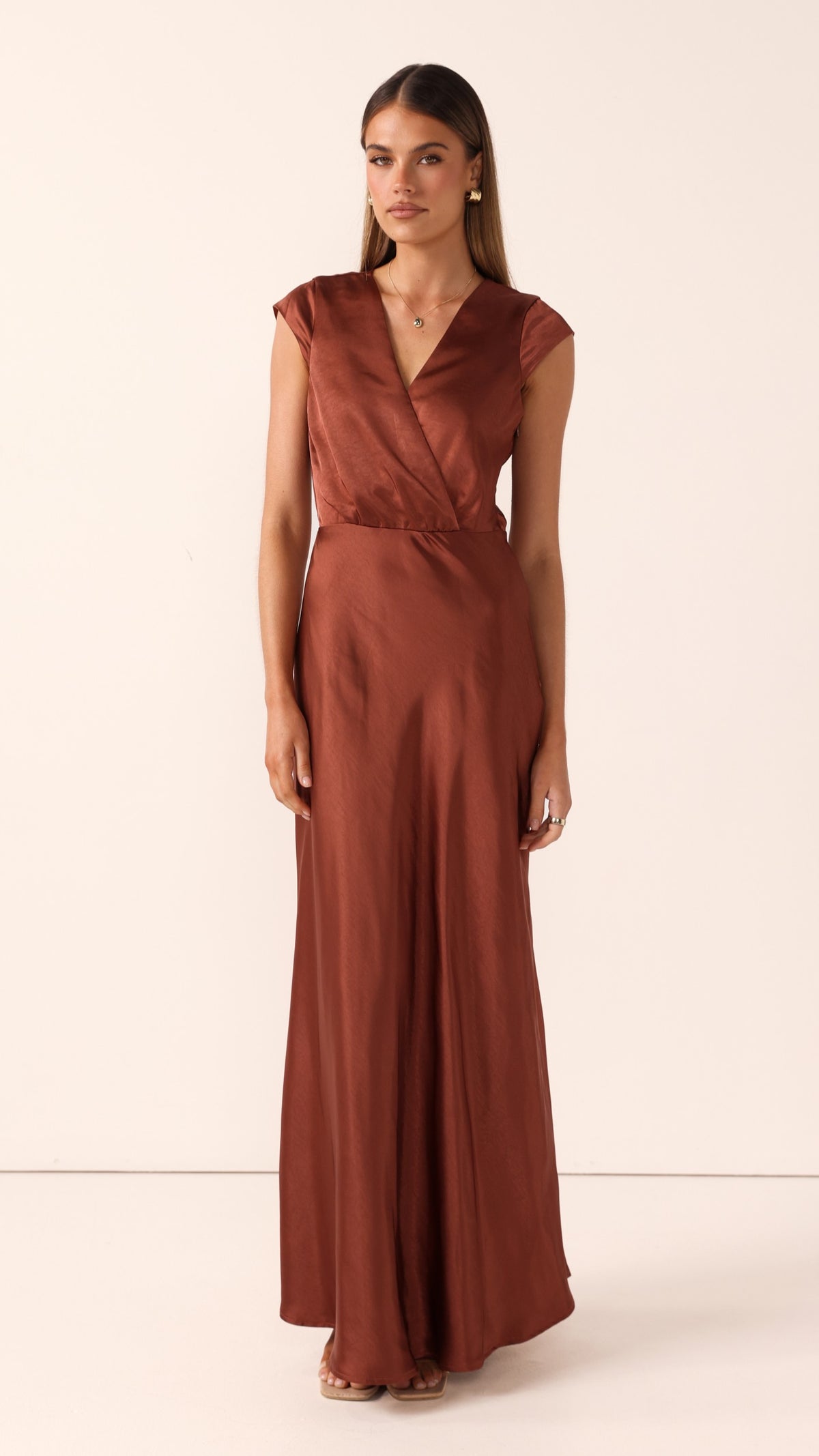 Selma Maxi Dress - Rust - Billy J