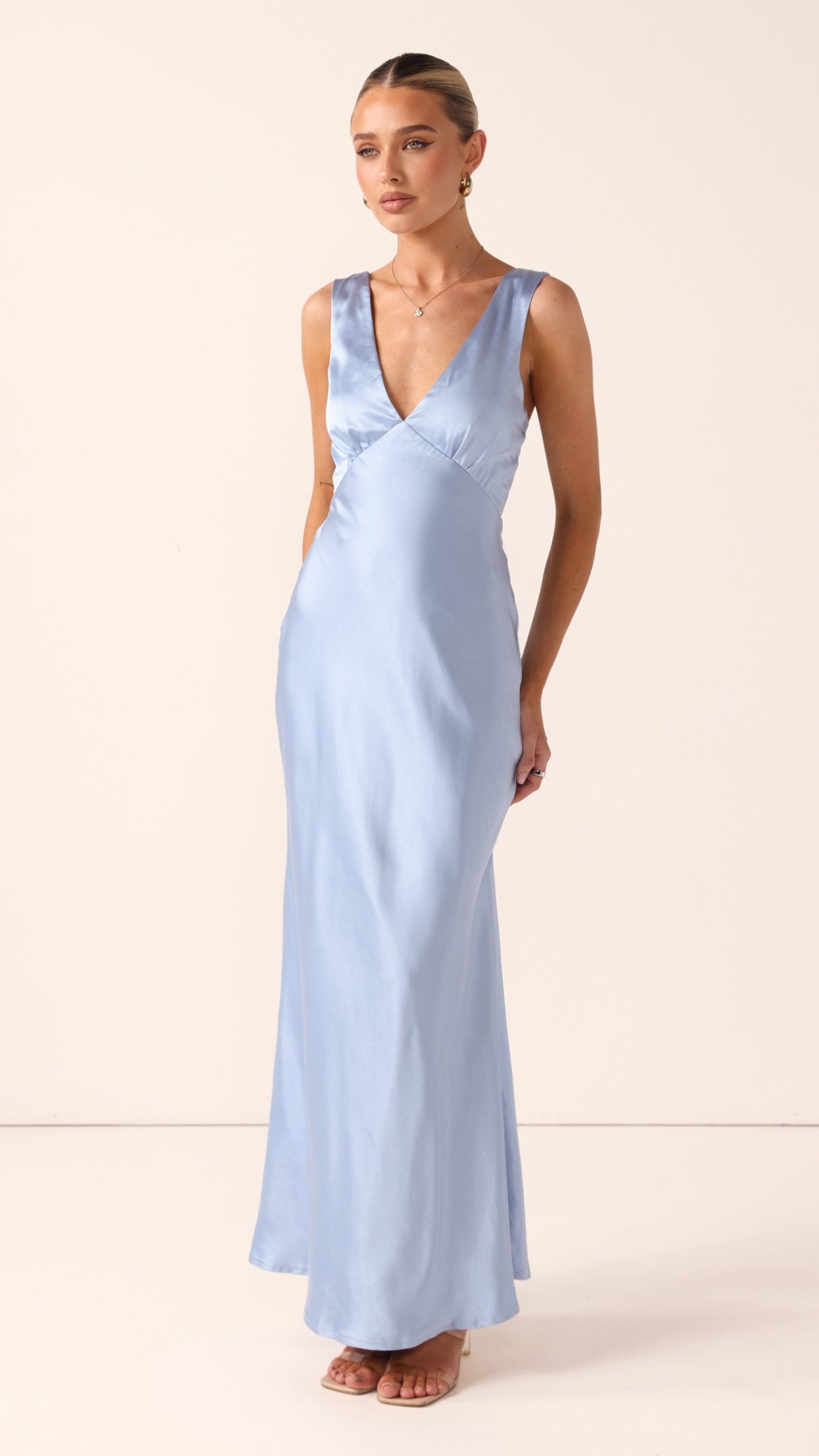 Sofia Maxi Dress - Blue - Billy J