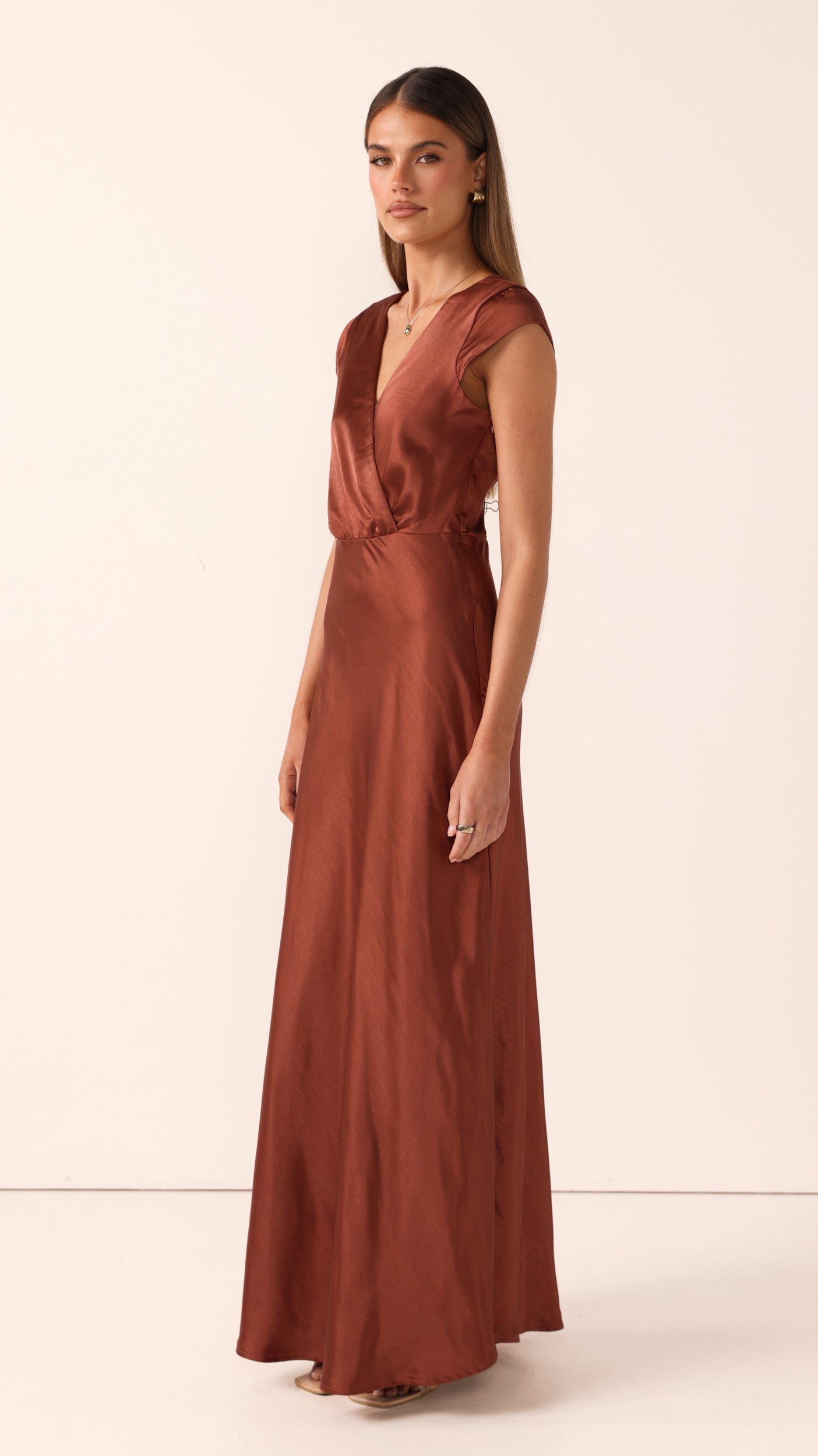 Selma Maxi Dress - Rust - Billy J