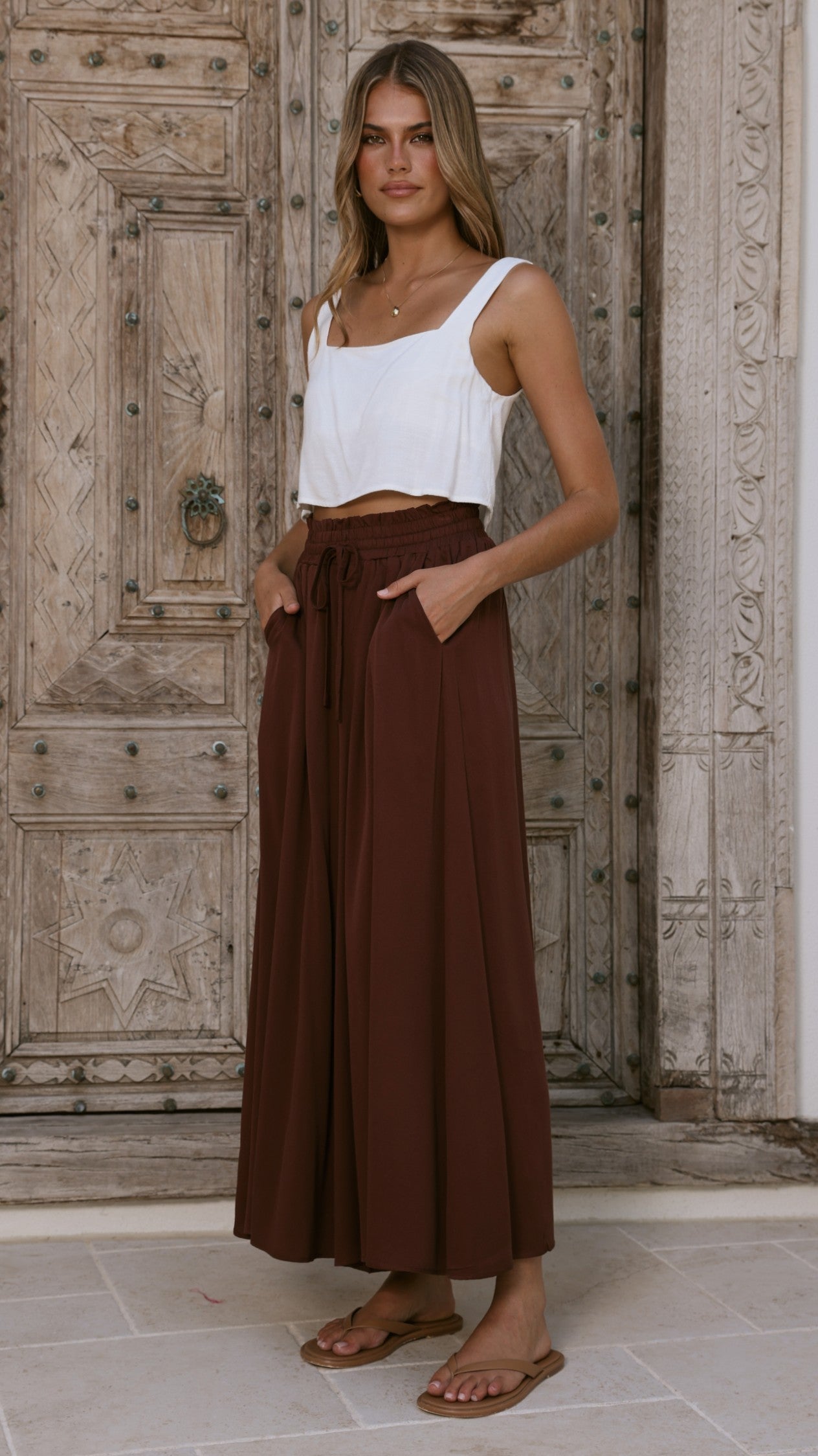Belinda Pants - Chocolate - Billy J