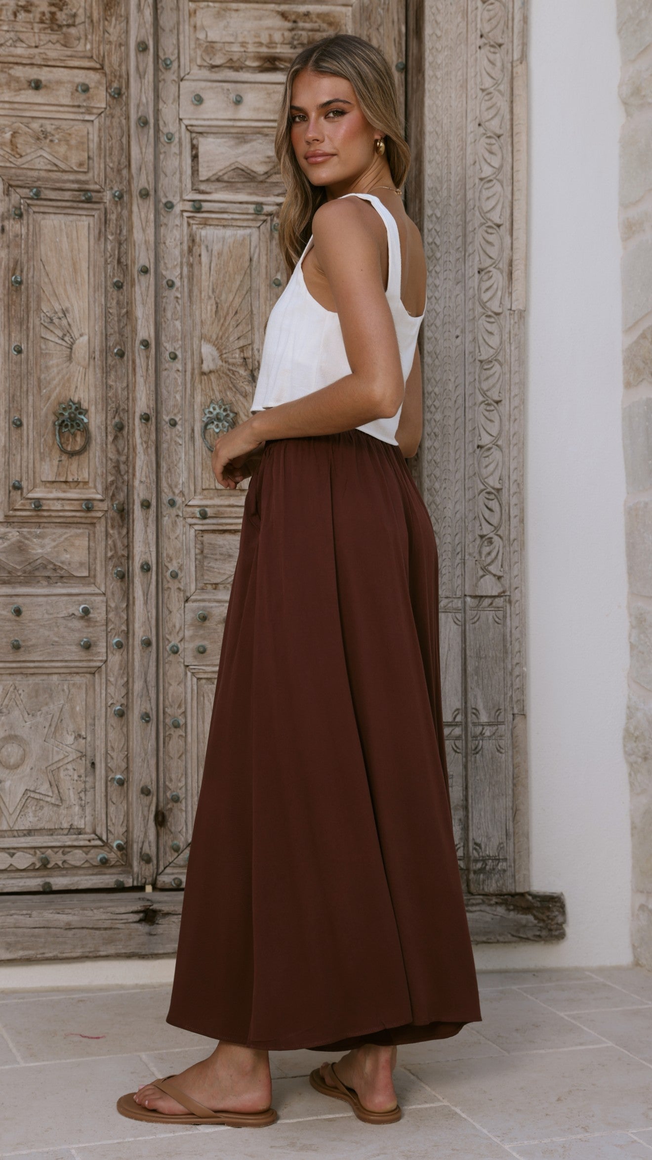 Belinda Pants - Chocolate - Billy J
