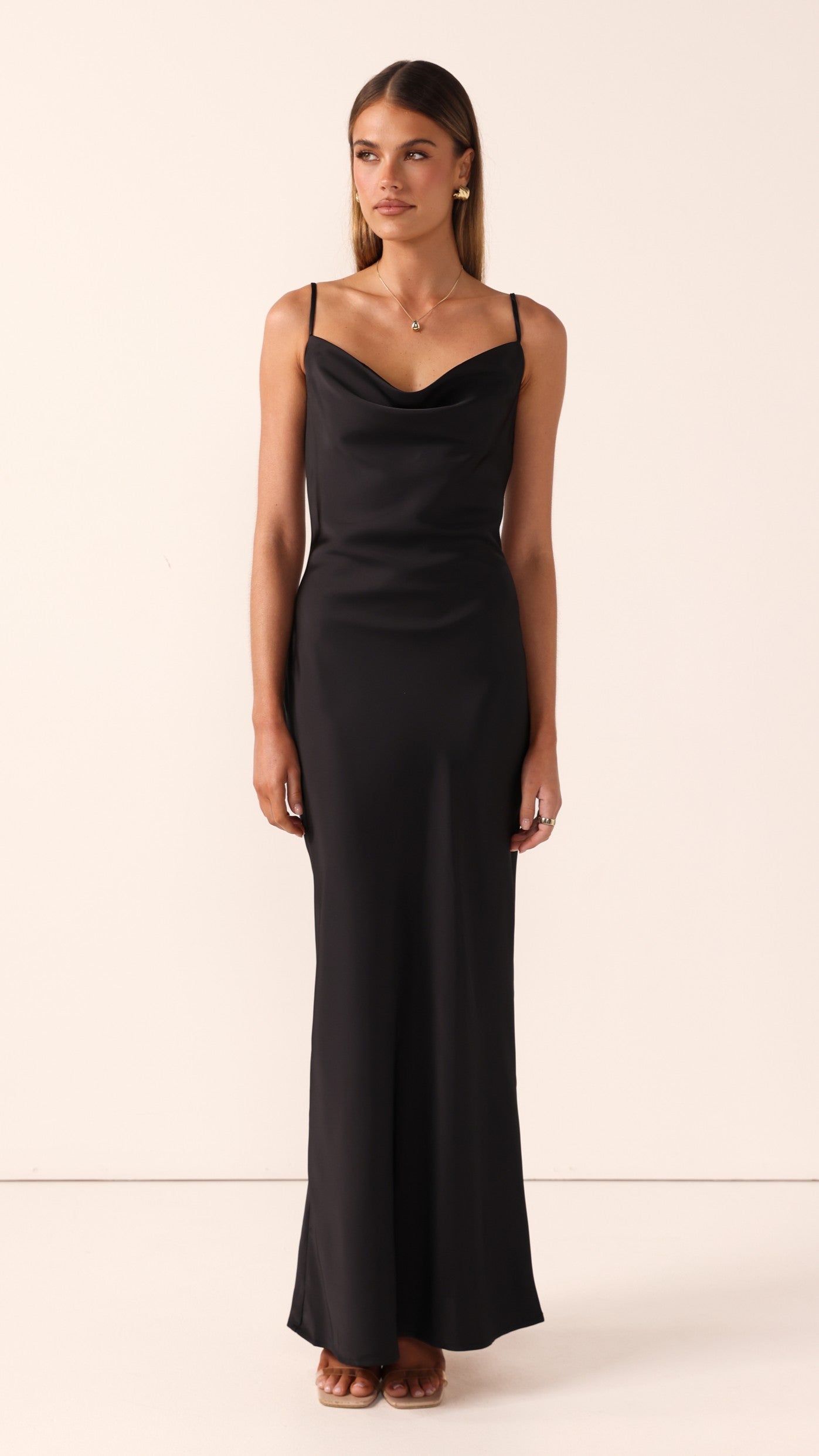 Willow Maxi Dress - Black - Billy J