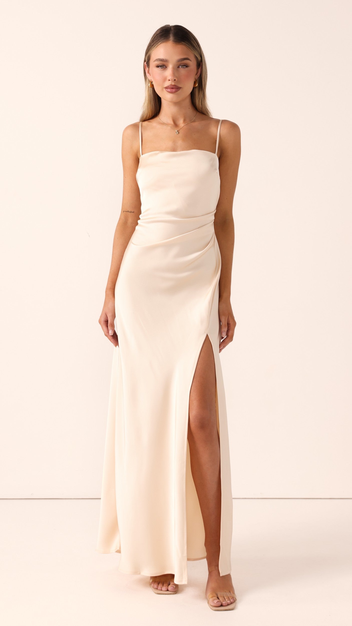 Ilana Maxi Dress - Soft Gold - Billy J