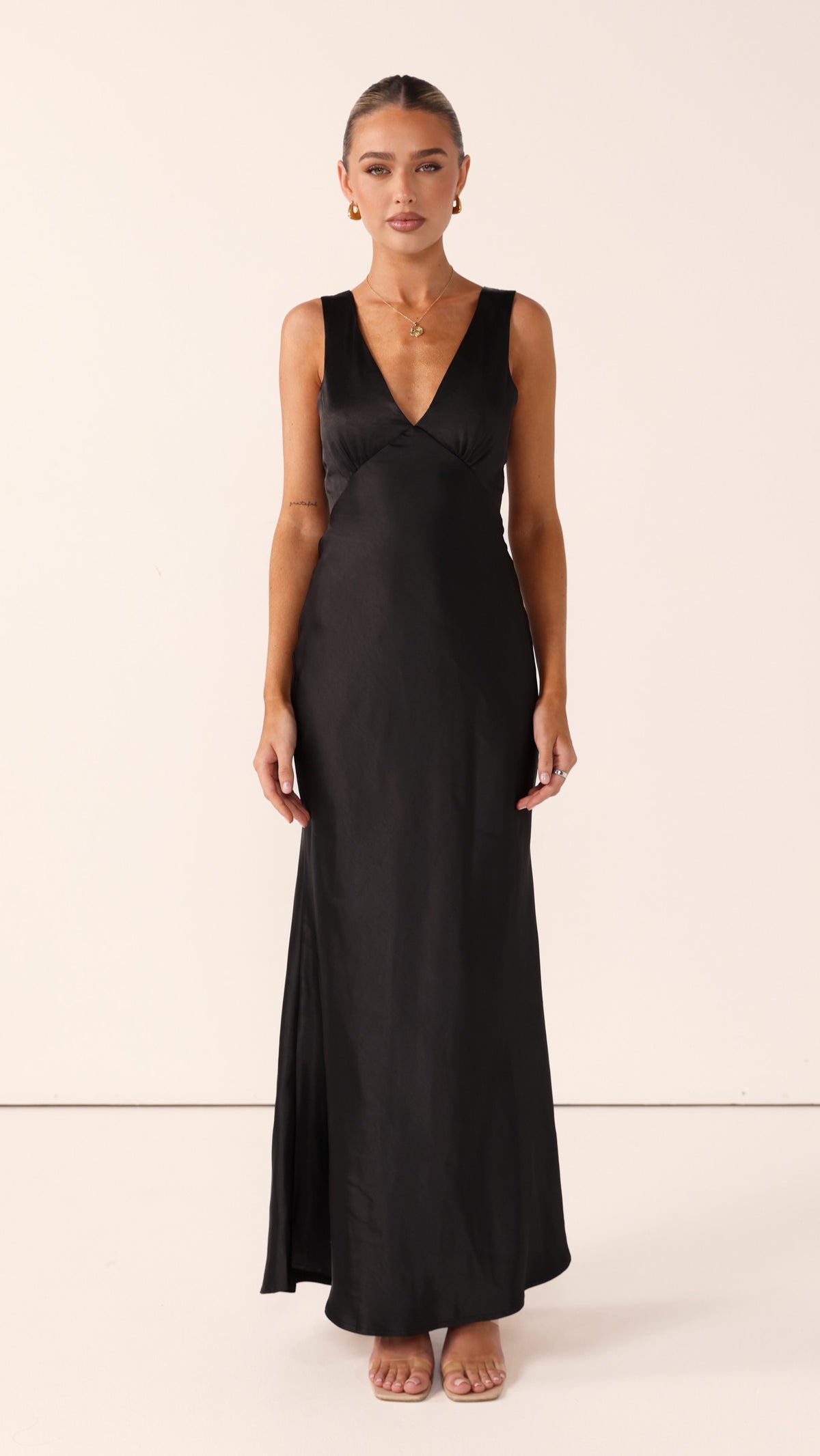 Sofia Maxi Dress - Black - Billy J