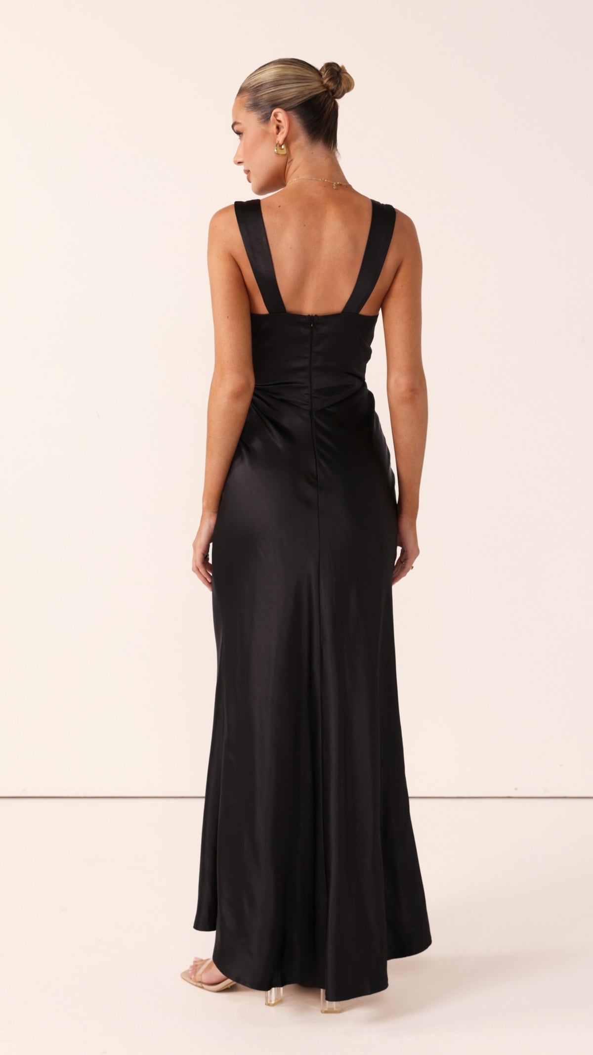 Sofia Maxi Dress - Black - Billy J