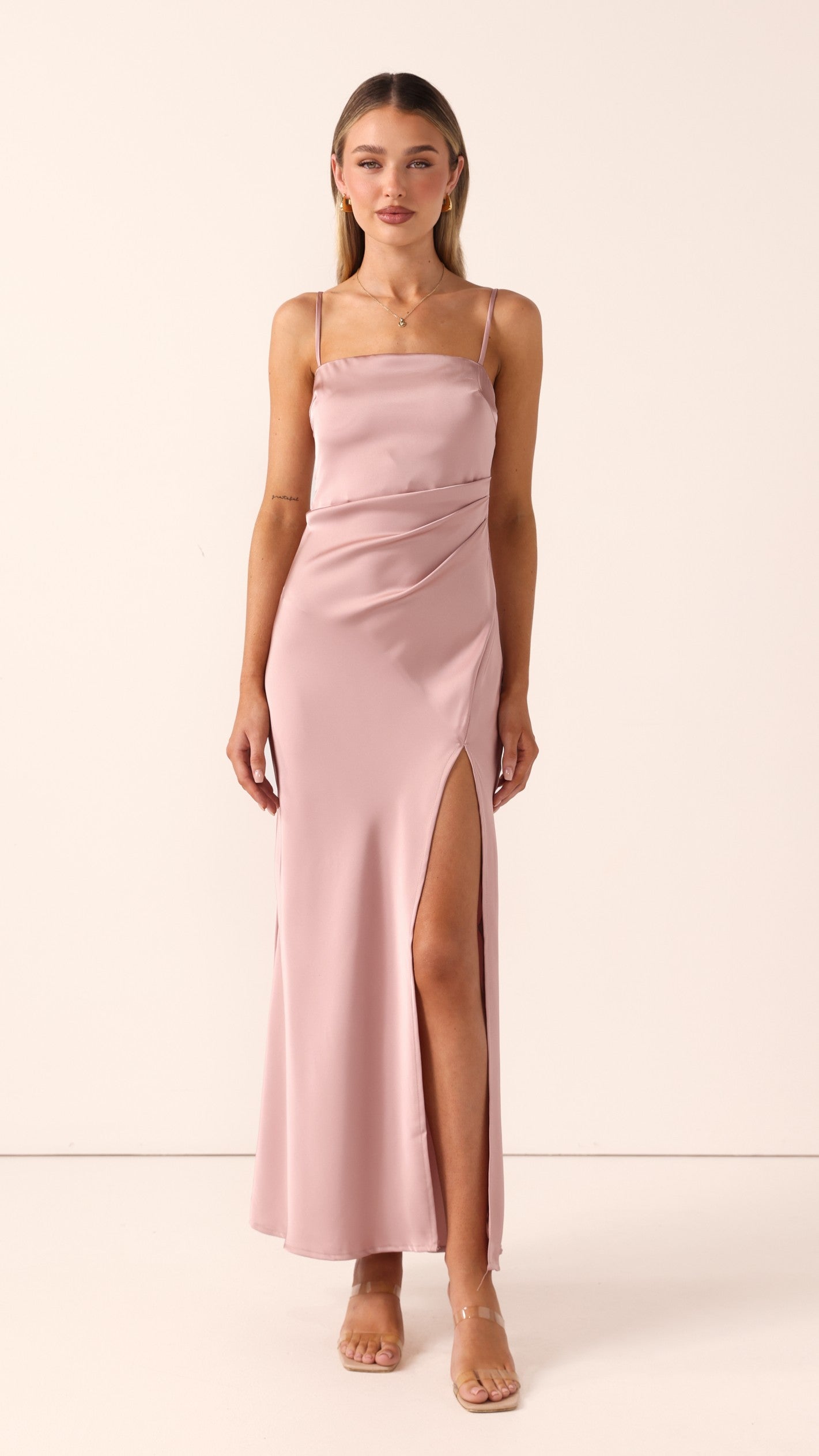 Ilana Maxi Dress - Dusty Pink - Billy J