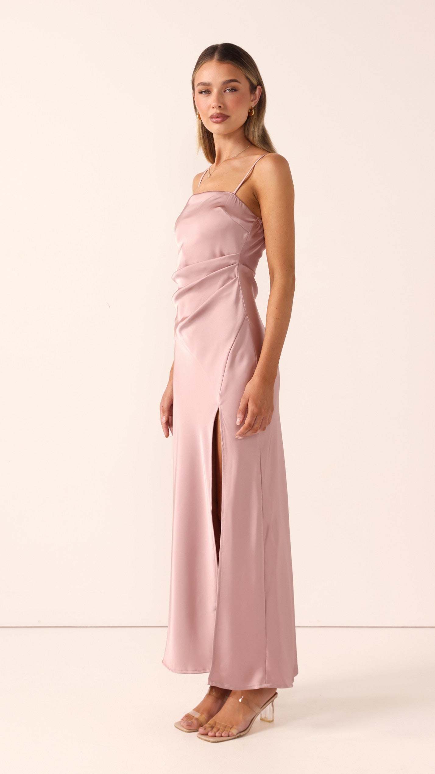 Ilana Maxi Dress - Dusty Pink - Billy J