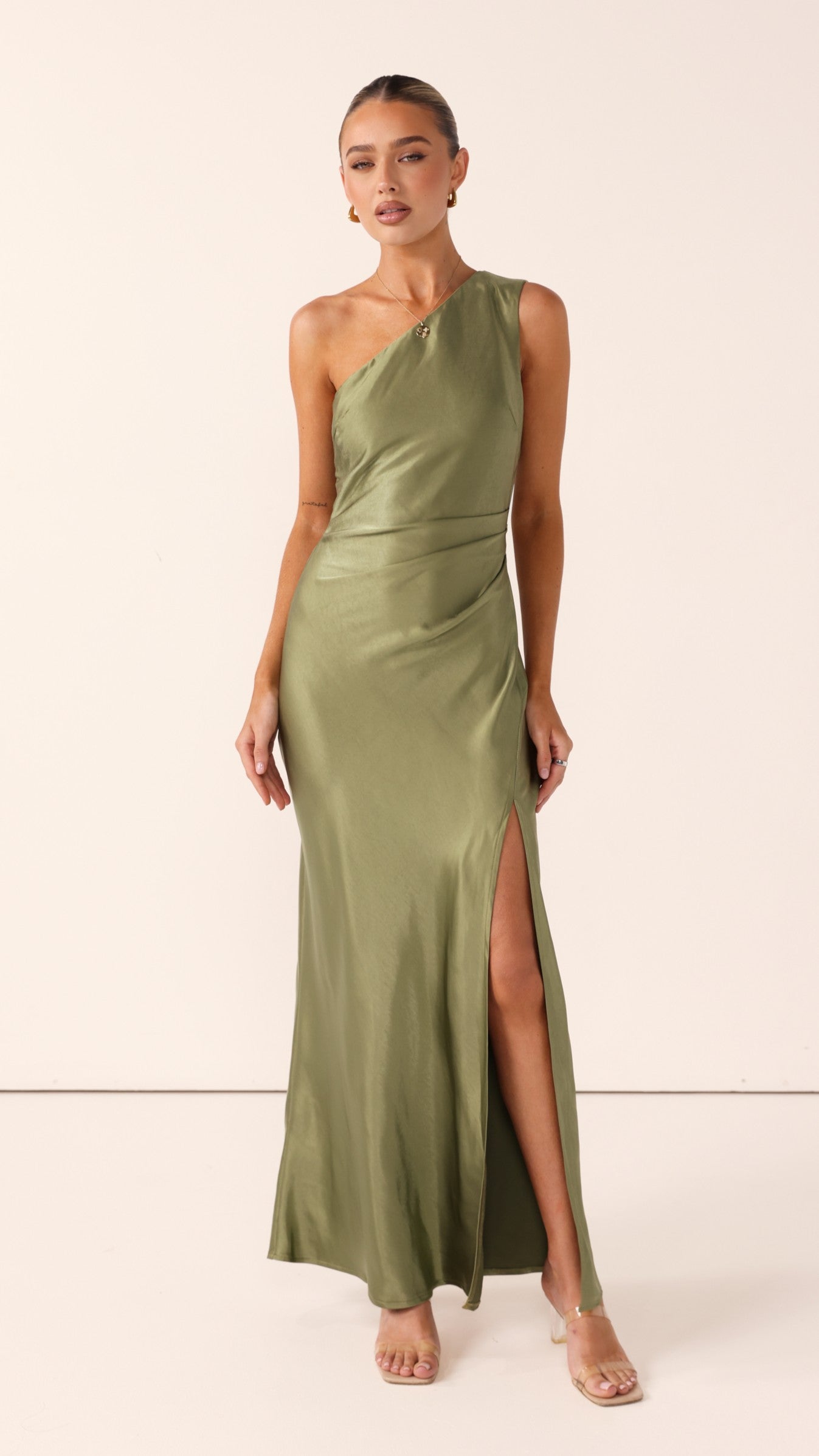 Victoria Maxi Dress - Olive - Billy J