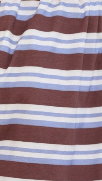 Marley Shorts - Blue/Chocolate Stripe - Billy J