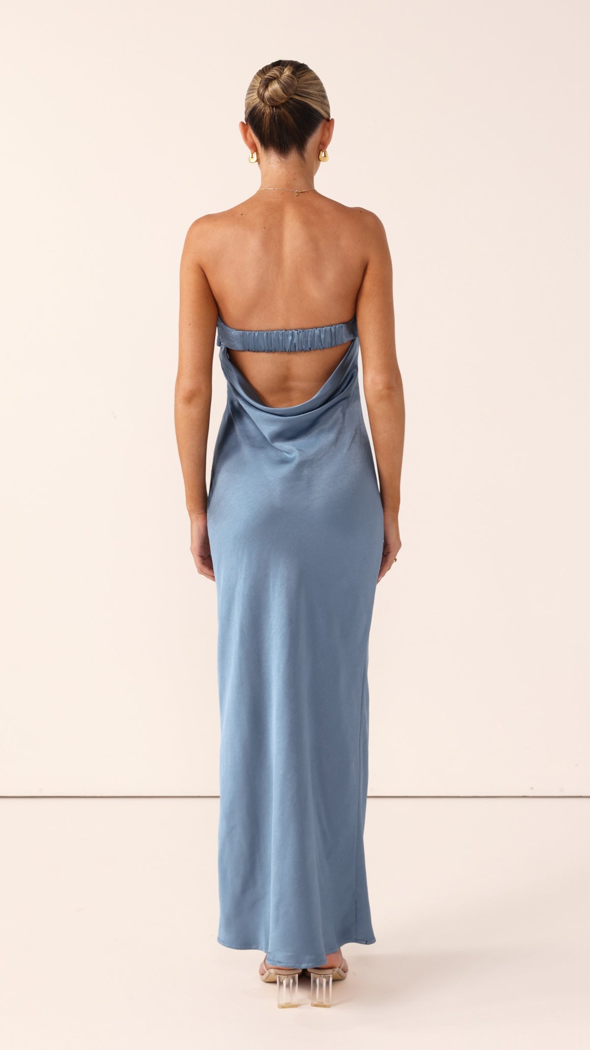 Gisele Maxi Dress - Steel Blue - Billy J