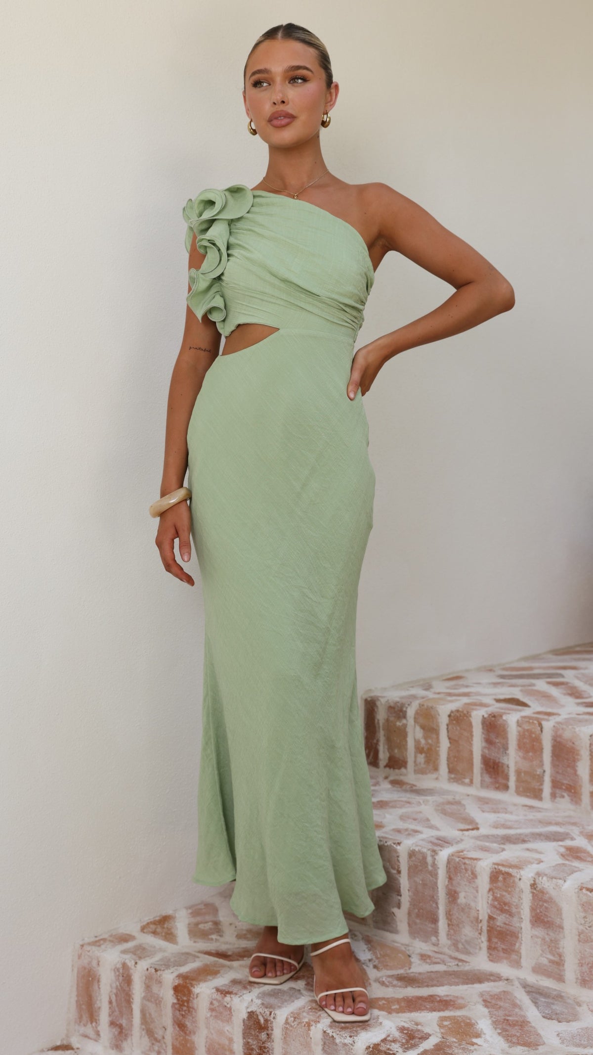 Amina Maxi Dress - Sage - Billy J