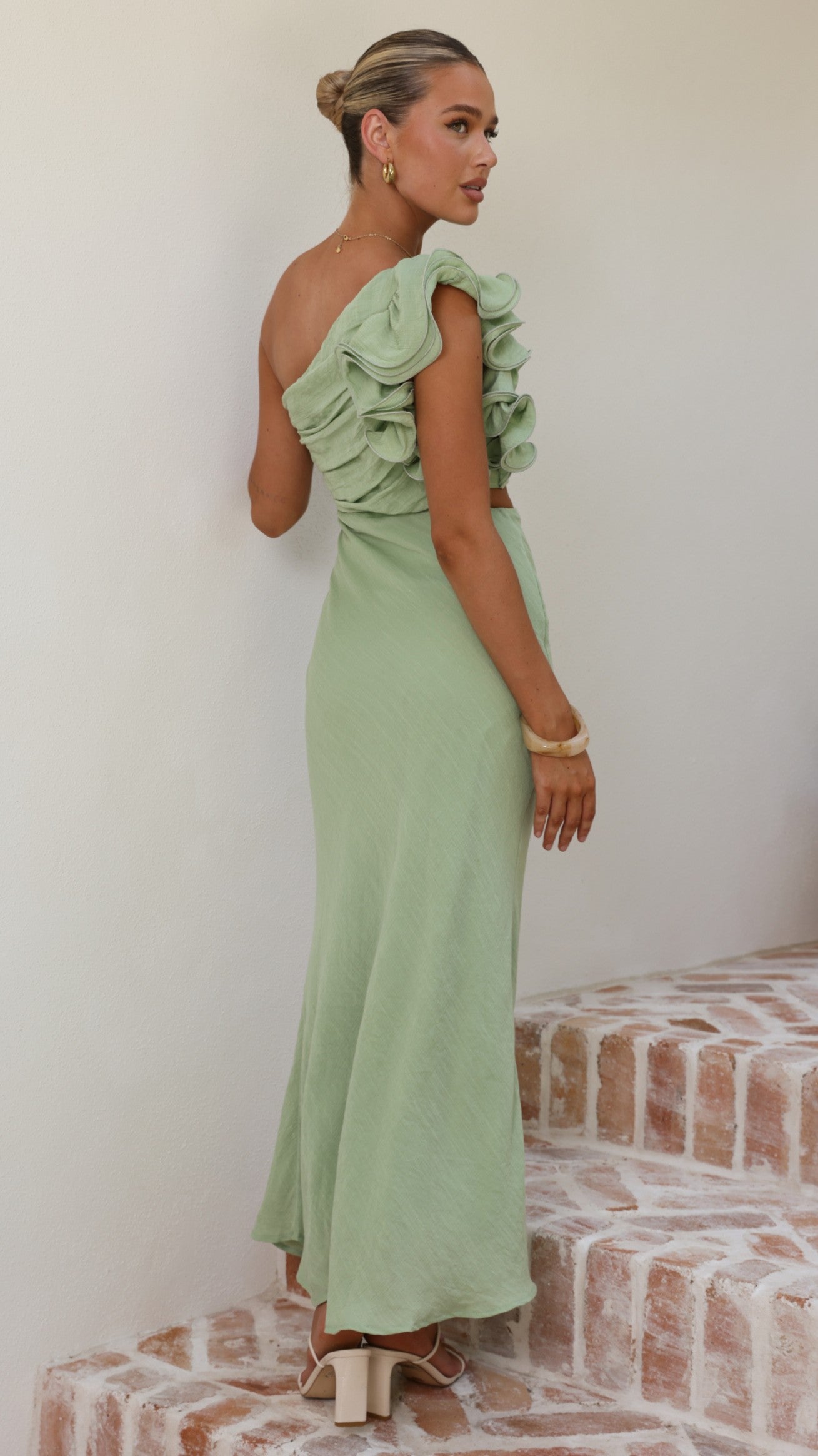 Amina Maxi Dress - Sage - Billy J