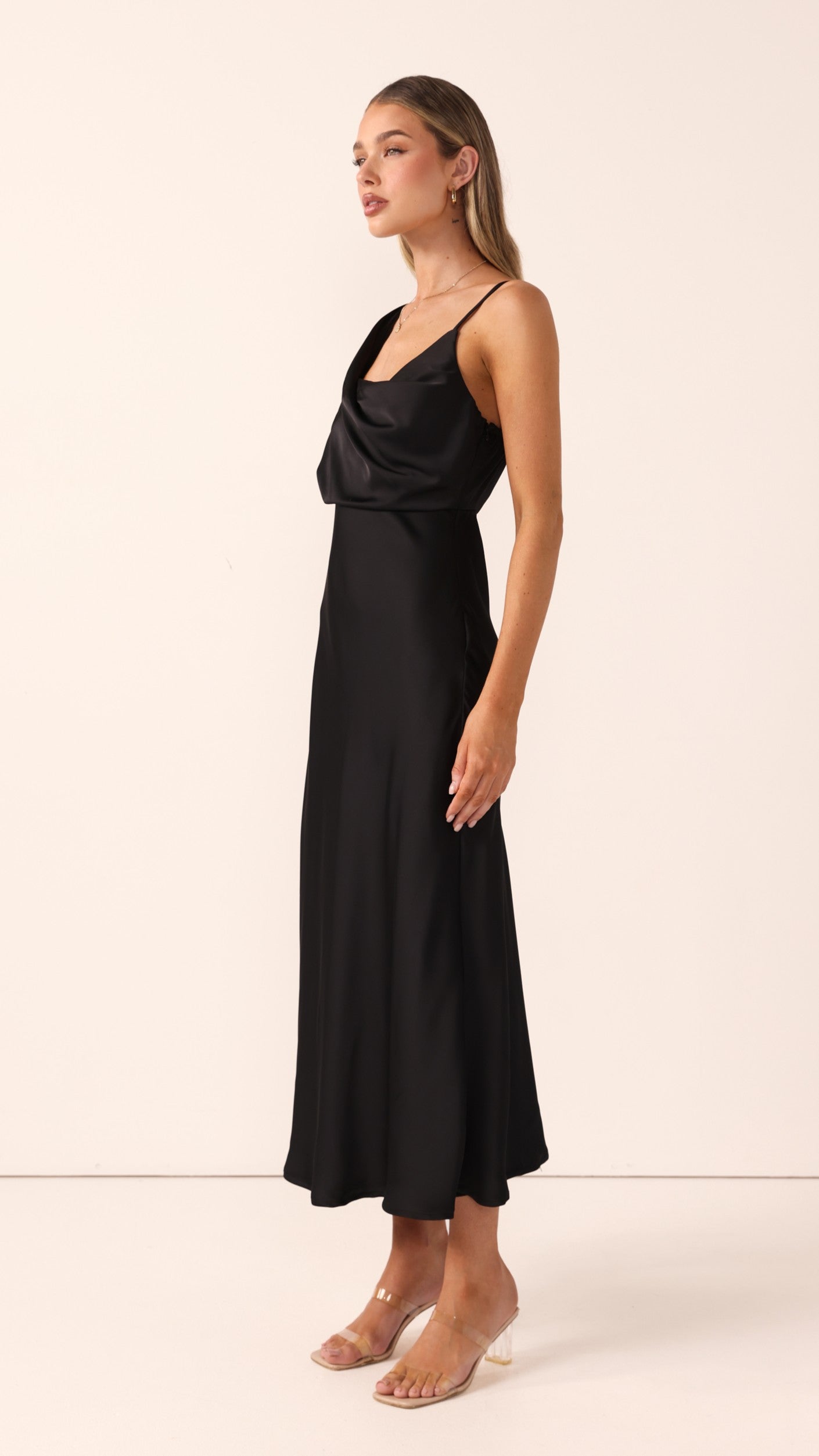 Audrey Maxi Dress - Black - Billy J