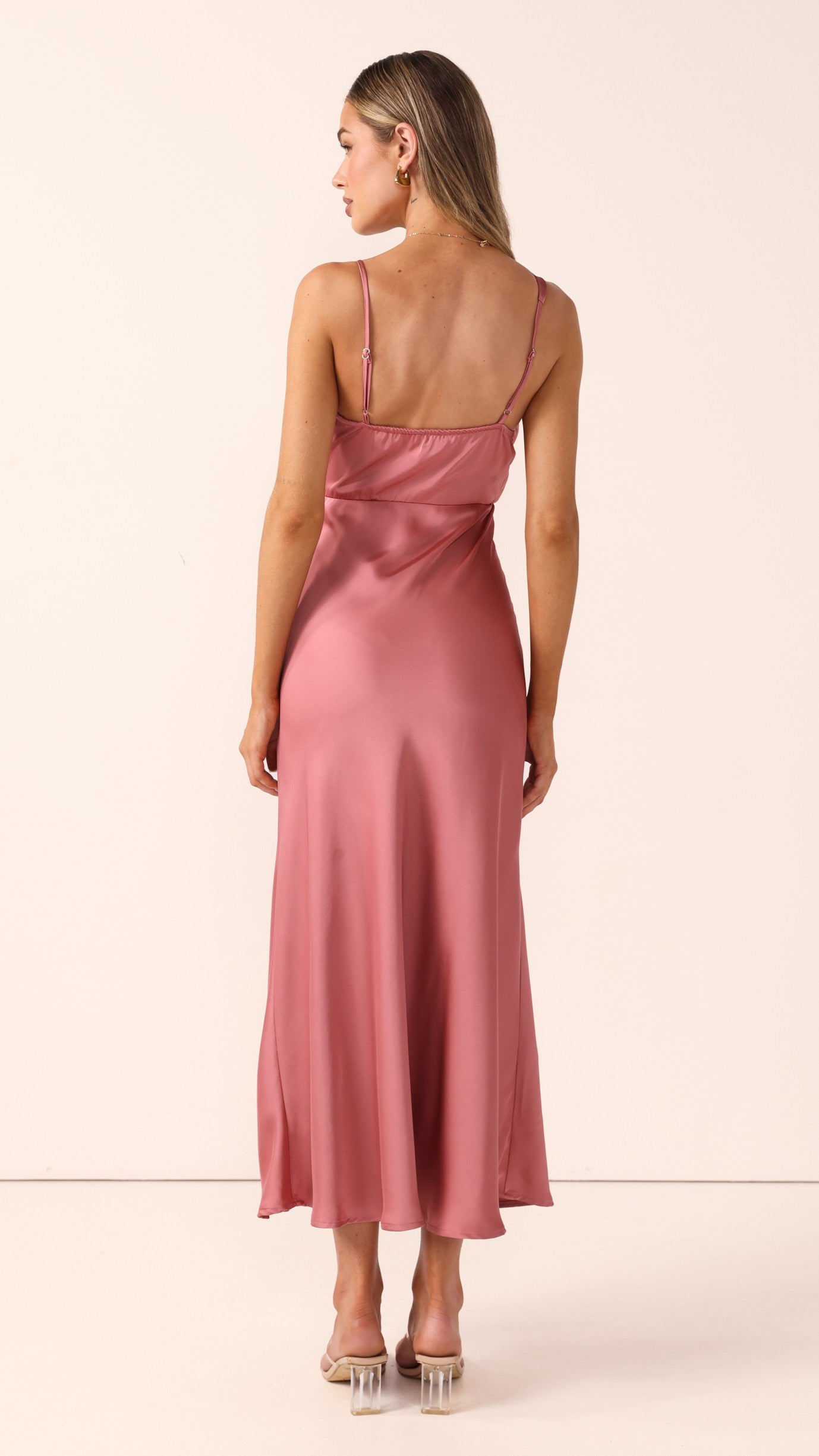 Audrey Maxi Dress - Baked Rose - Billy J