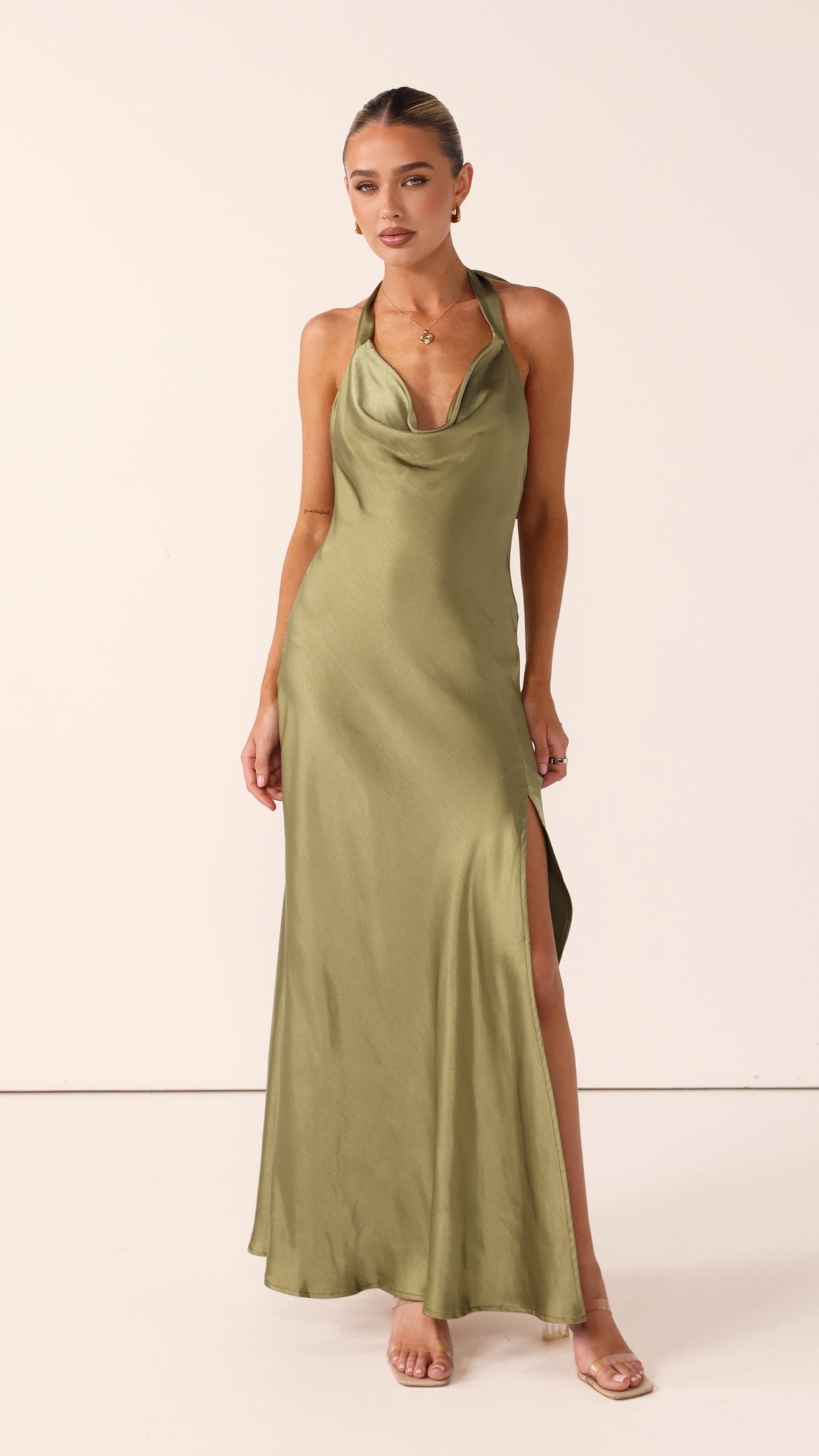 Sian Maxi Dress - Olive - Billy J