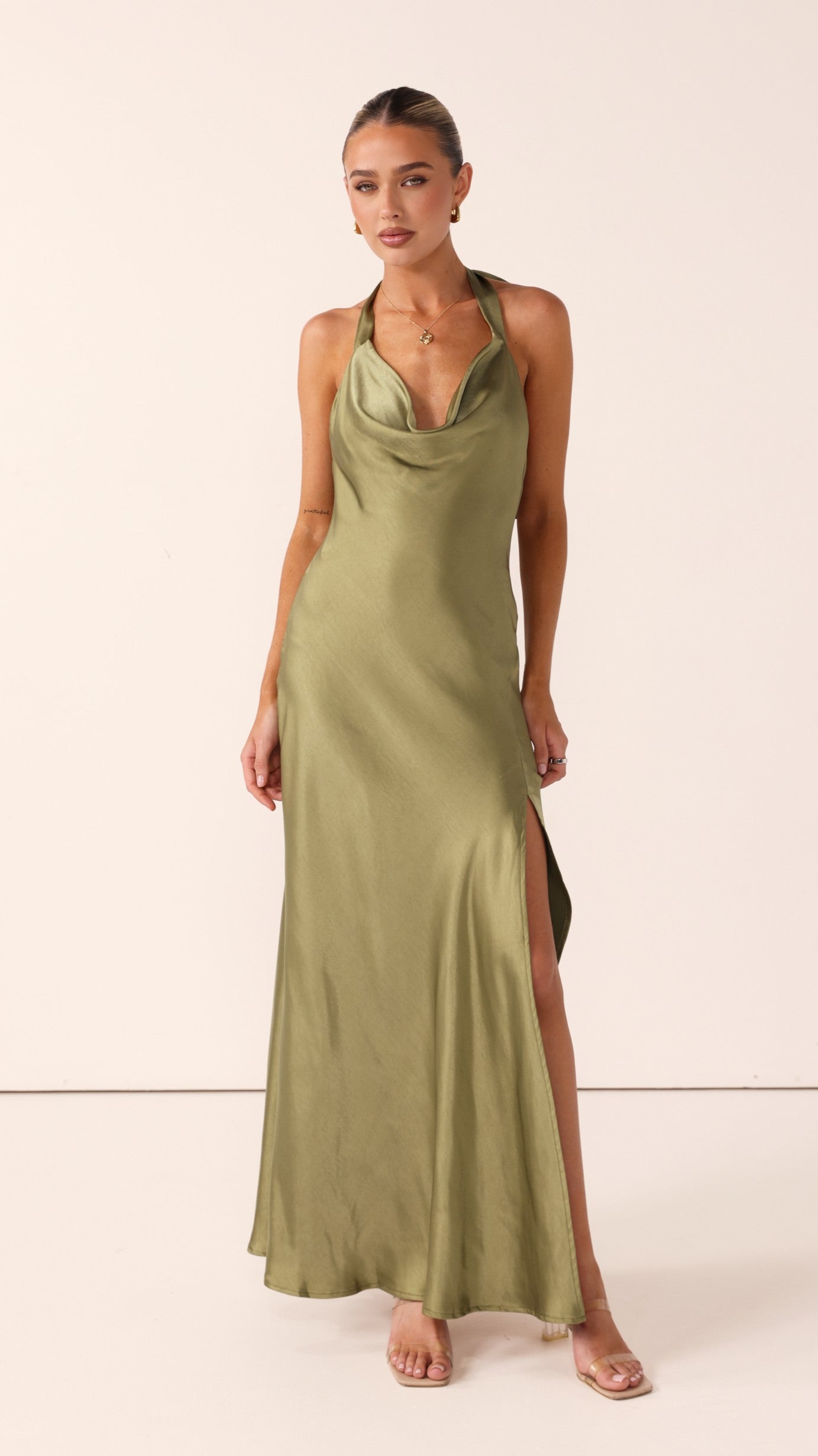 Sian Maxi Dress - Olive - Billy J