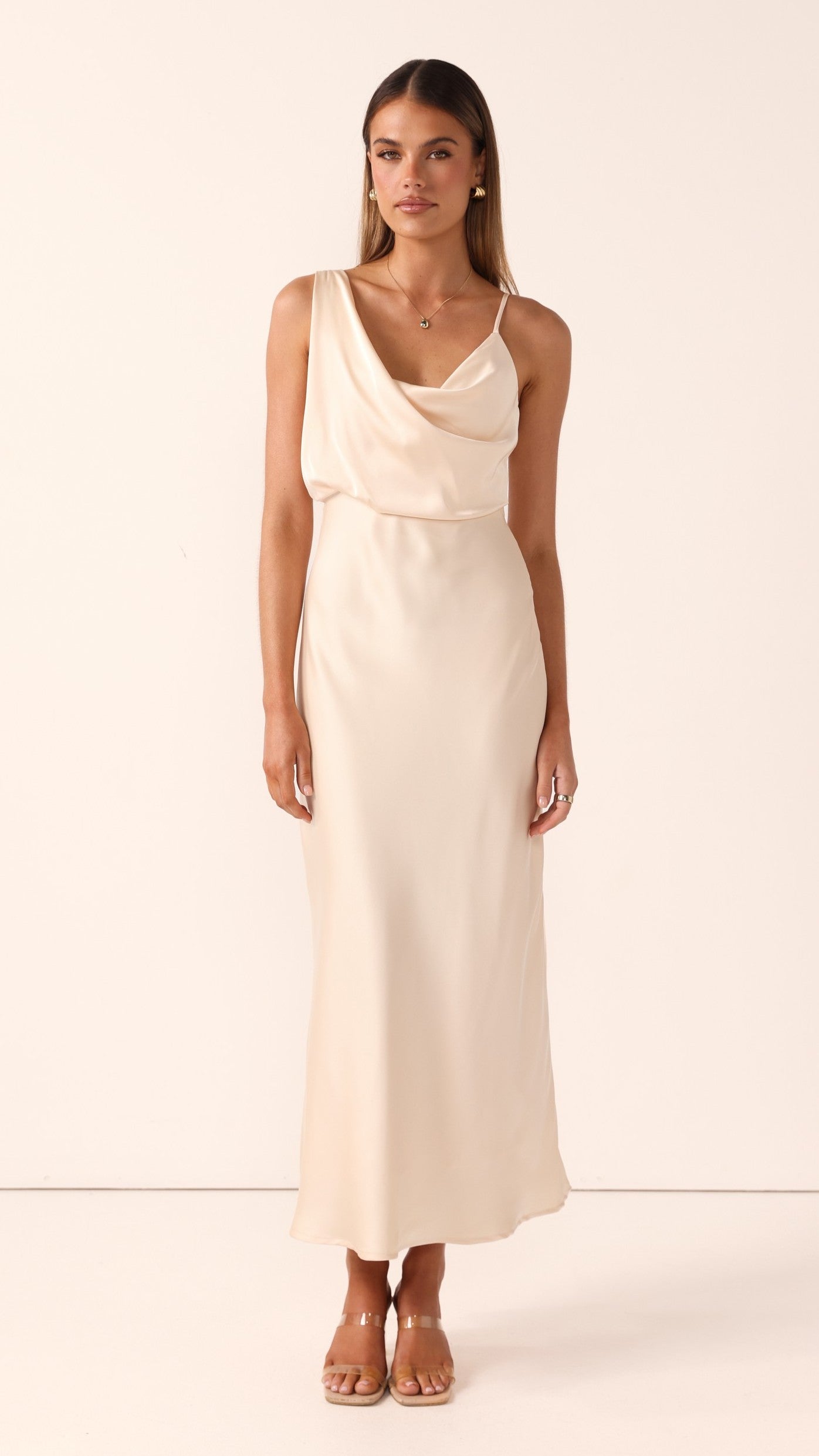 Audrey Maxi Dress - Soft Gold - Billy J