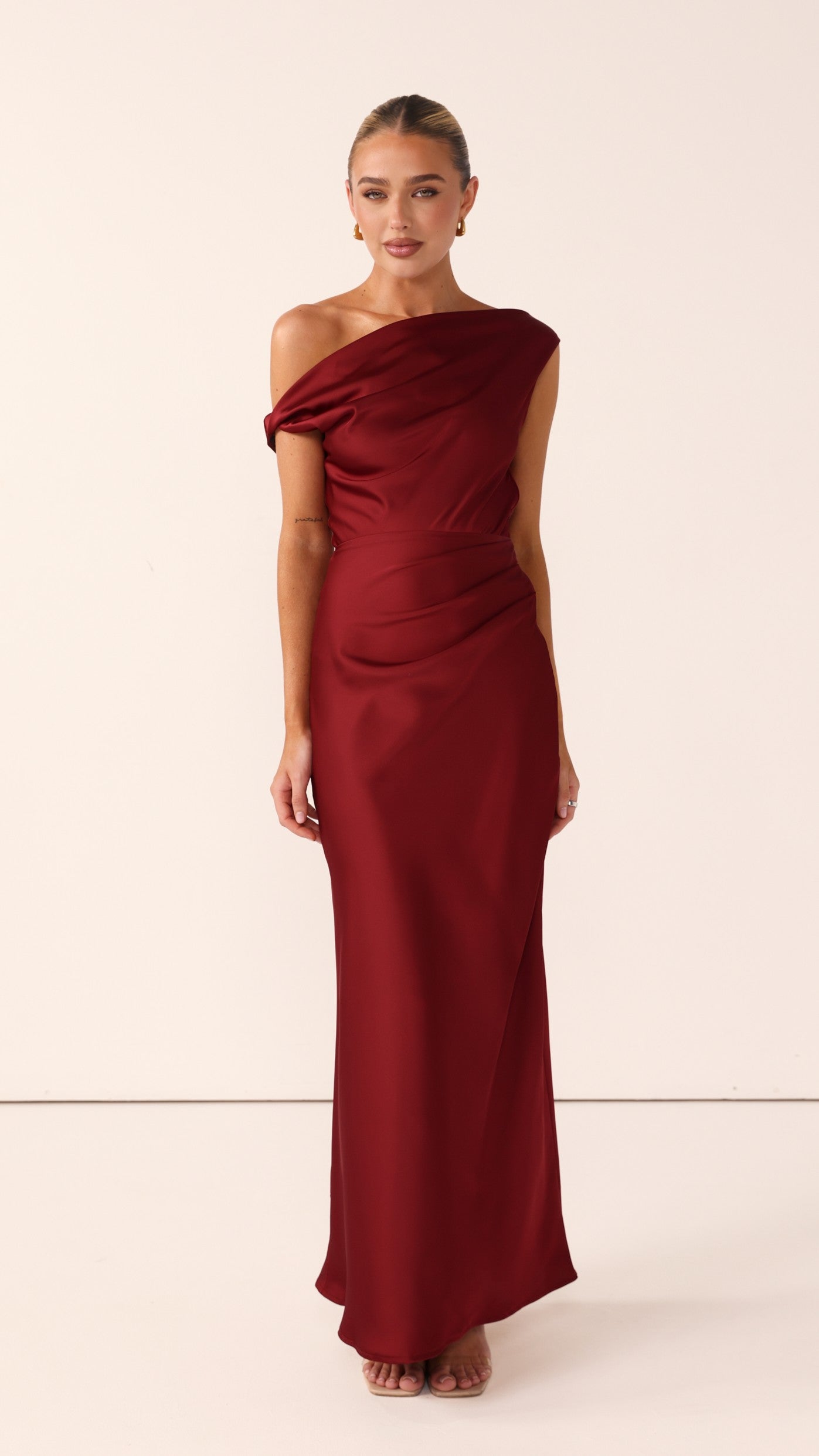 Gigi Maxi Dress - Wine - Billy J