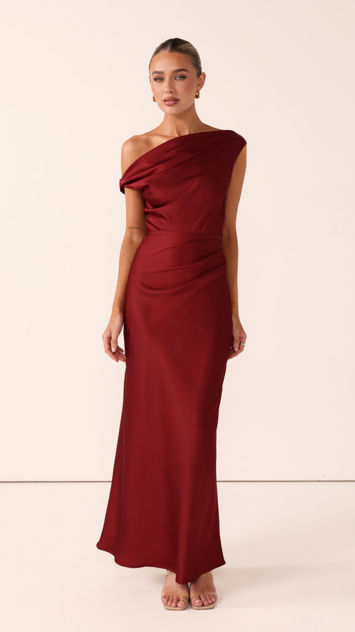 Gigi Maxi Dress - Wine - Billy J