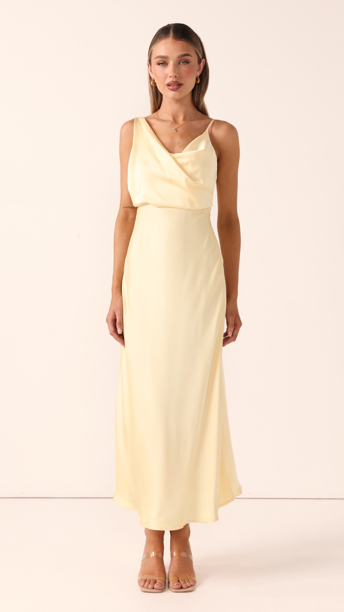 Audrey Maxi Dress - Lemon - Billy J