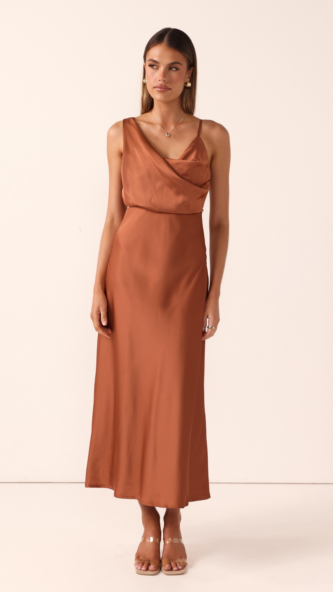Audrey Maxi Dress - Copper - Billy J