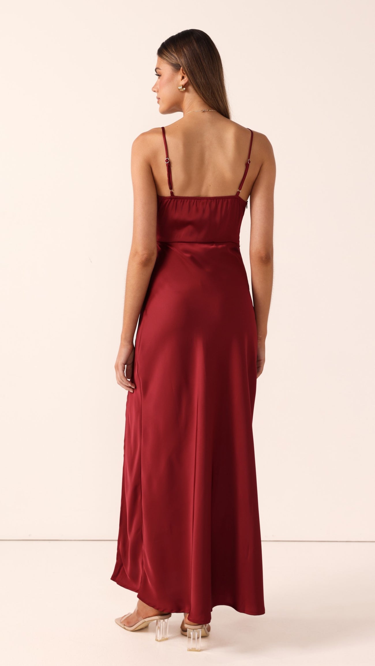 Ilana Maxi Dress - Wine - Billy J