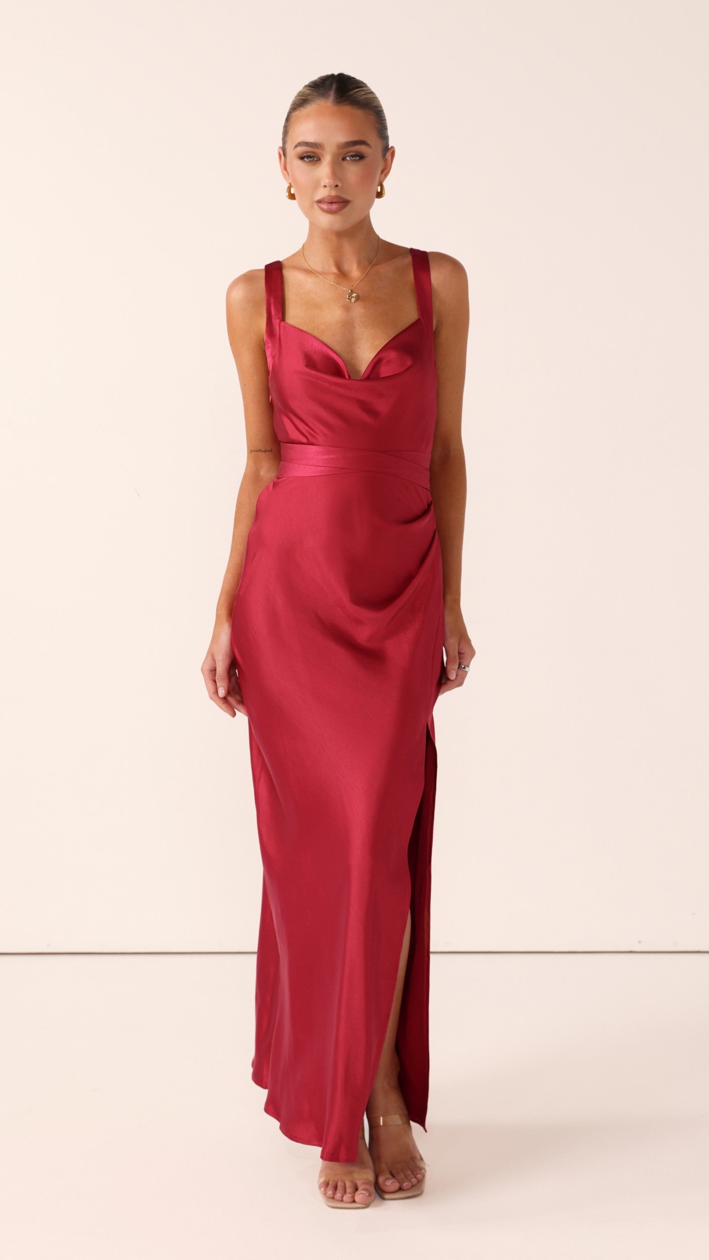 Zendaya Maxi Dress - Berry - Billy J