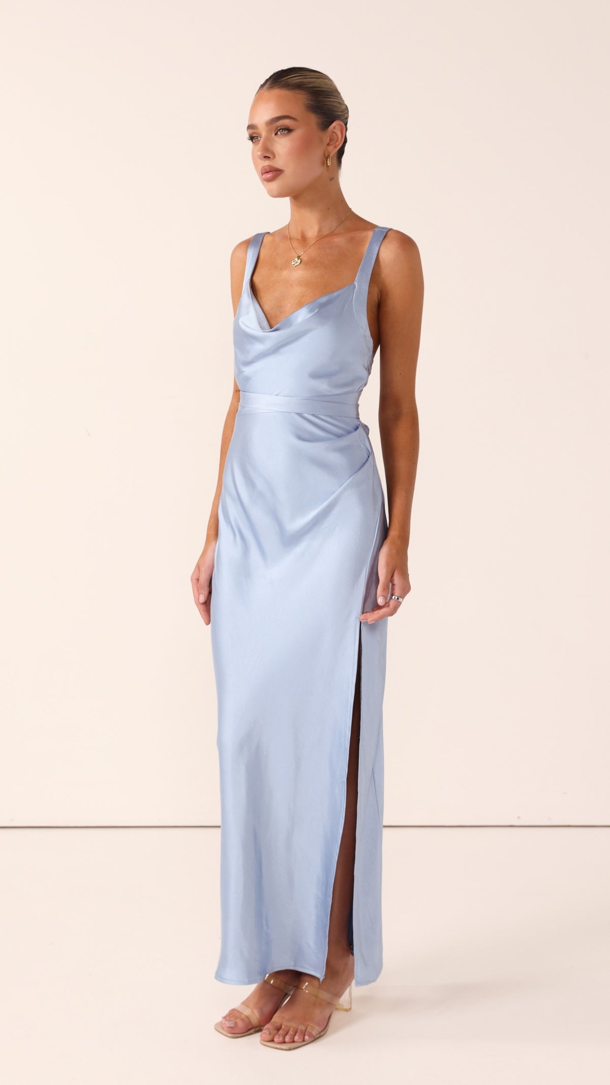 Zendaya Maxi Dress - Blue - Billy J