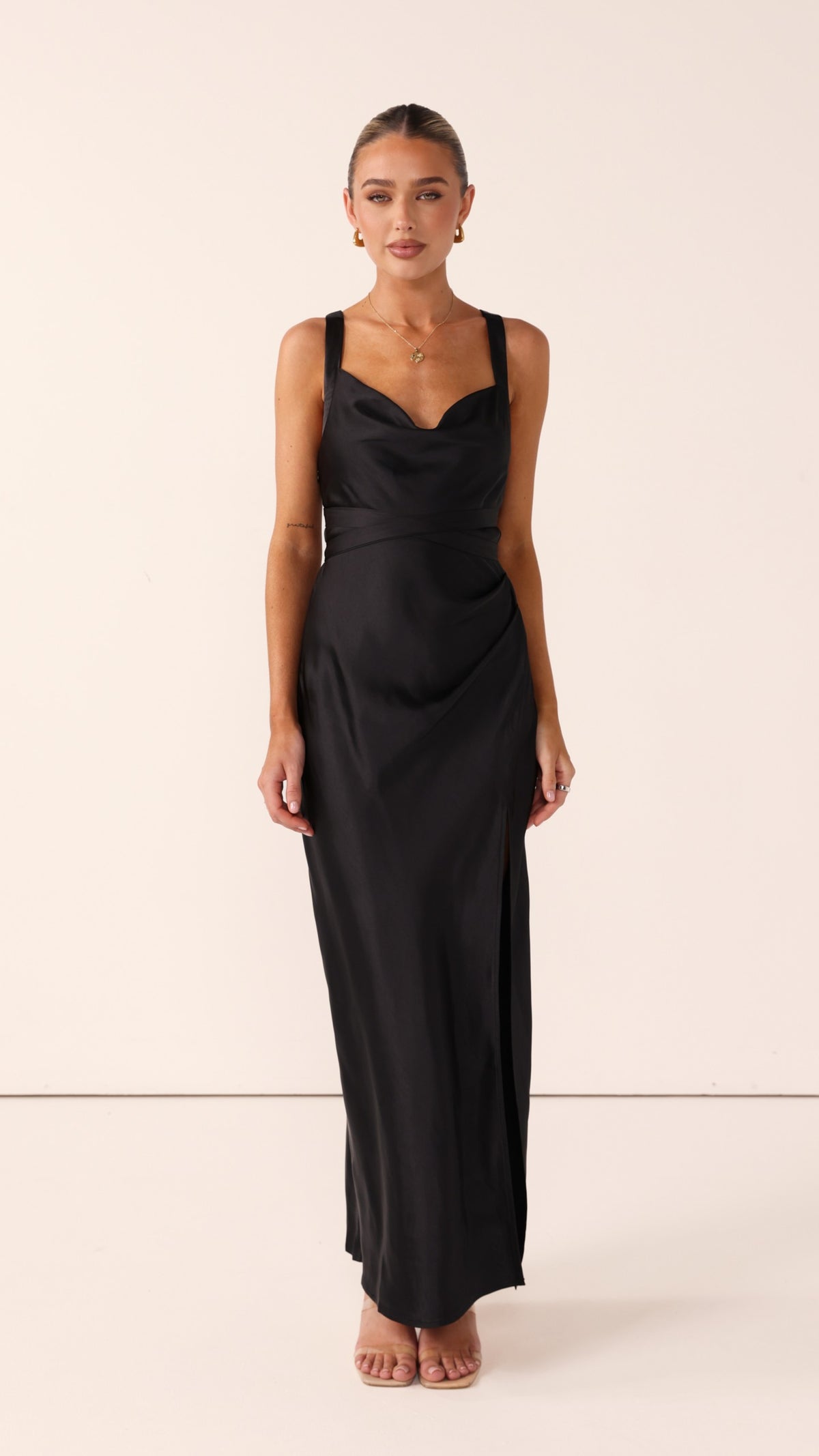 Zendaya Maxi Dress - Black - Billy J