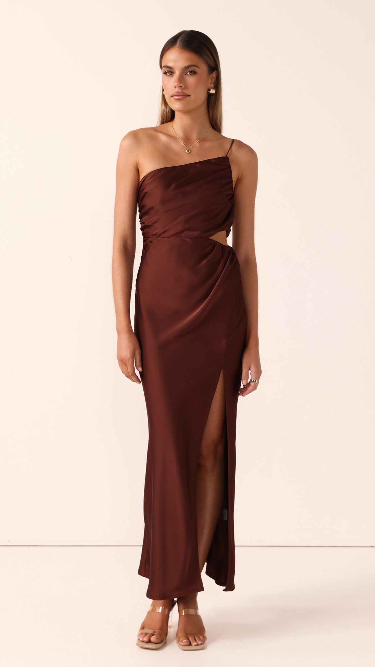 Nyla Maxi Dress - Brown - Billy J