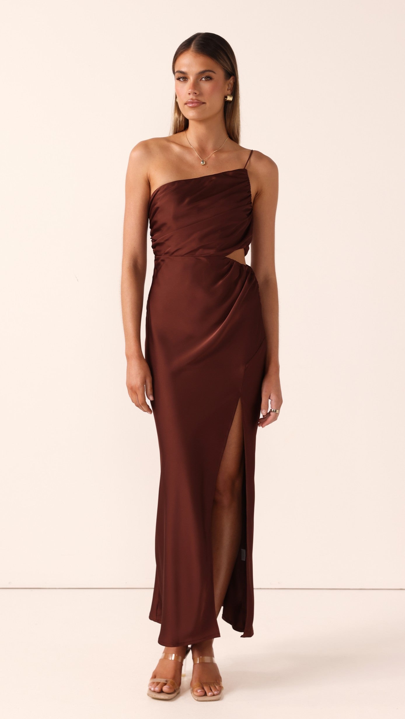 Nyla Maxi Dress - Brown - Billy J