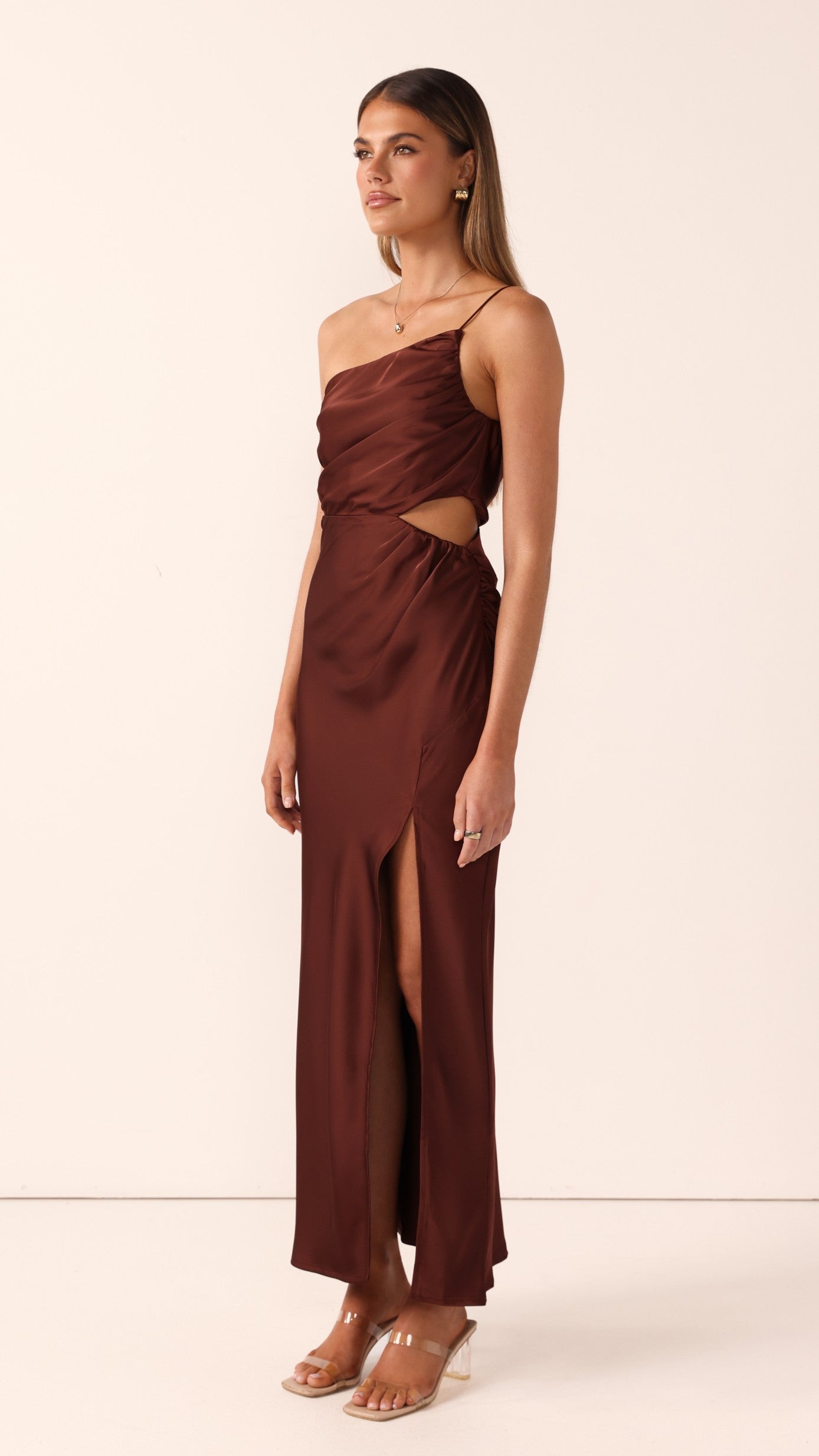 Nyla Maxi Dress - Brown - Billy J