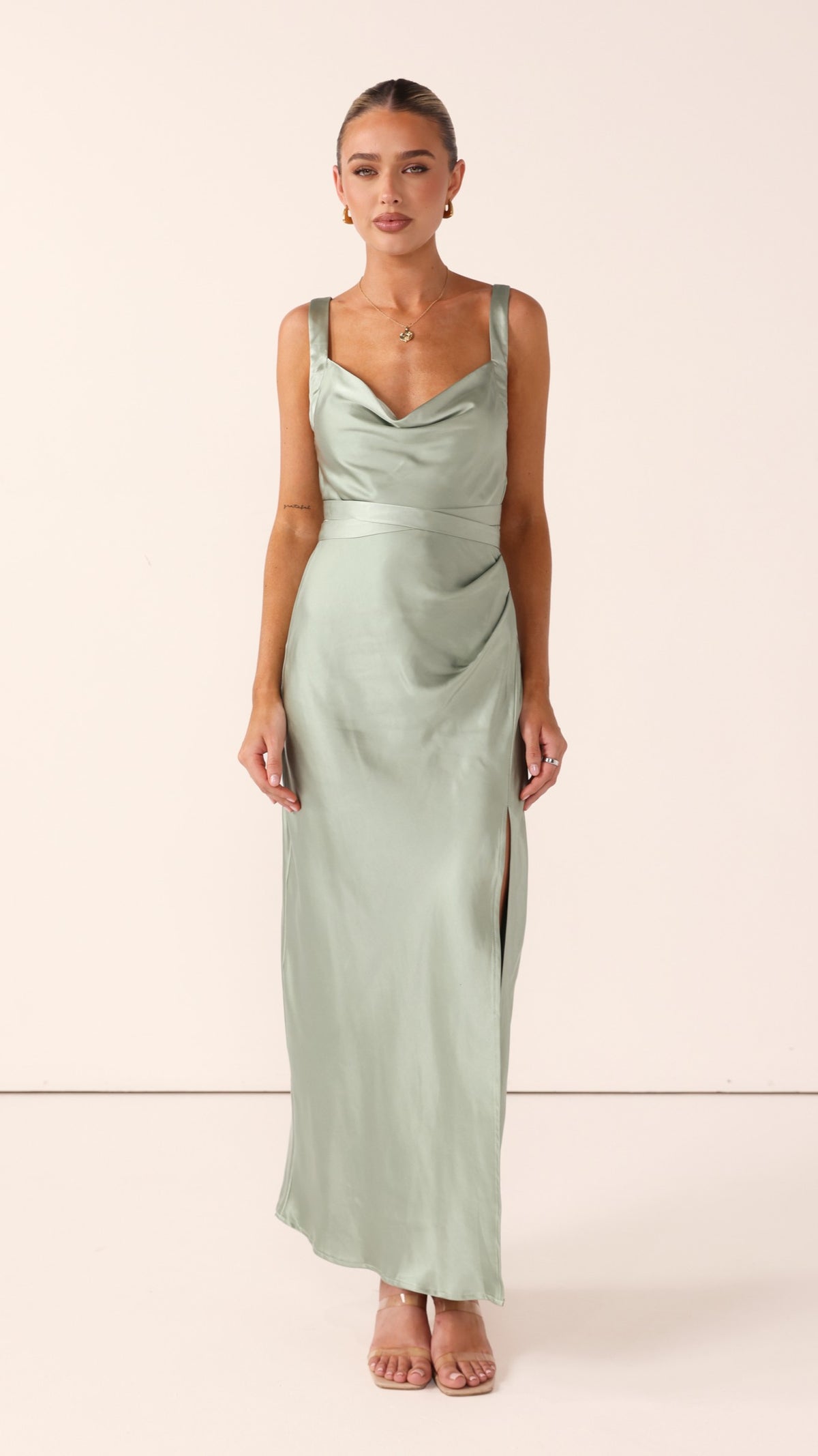 Zendaya Maxi Dress - Sage - Billy J