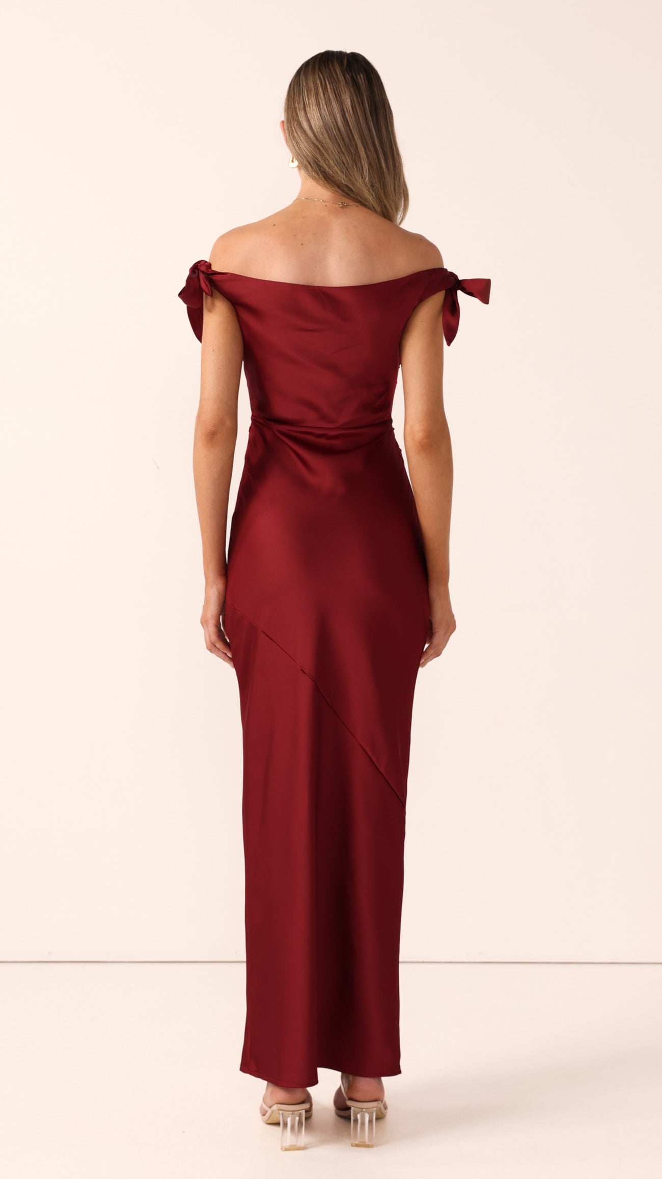 Meghan Maxi Dress - Wine - Billy J