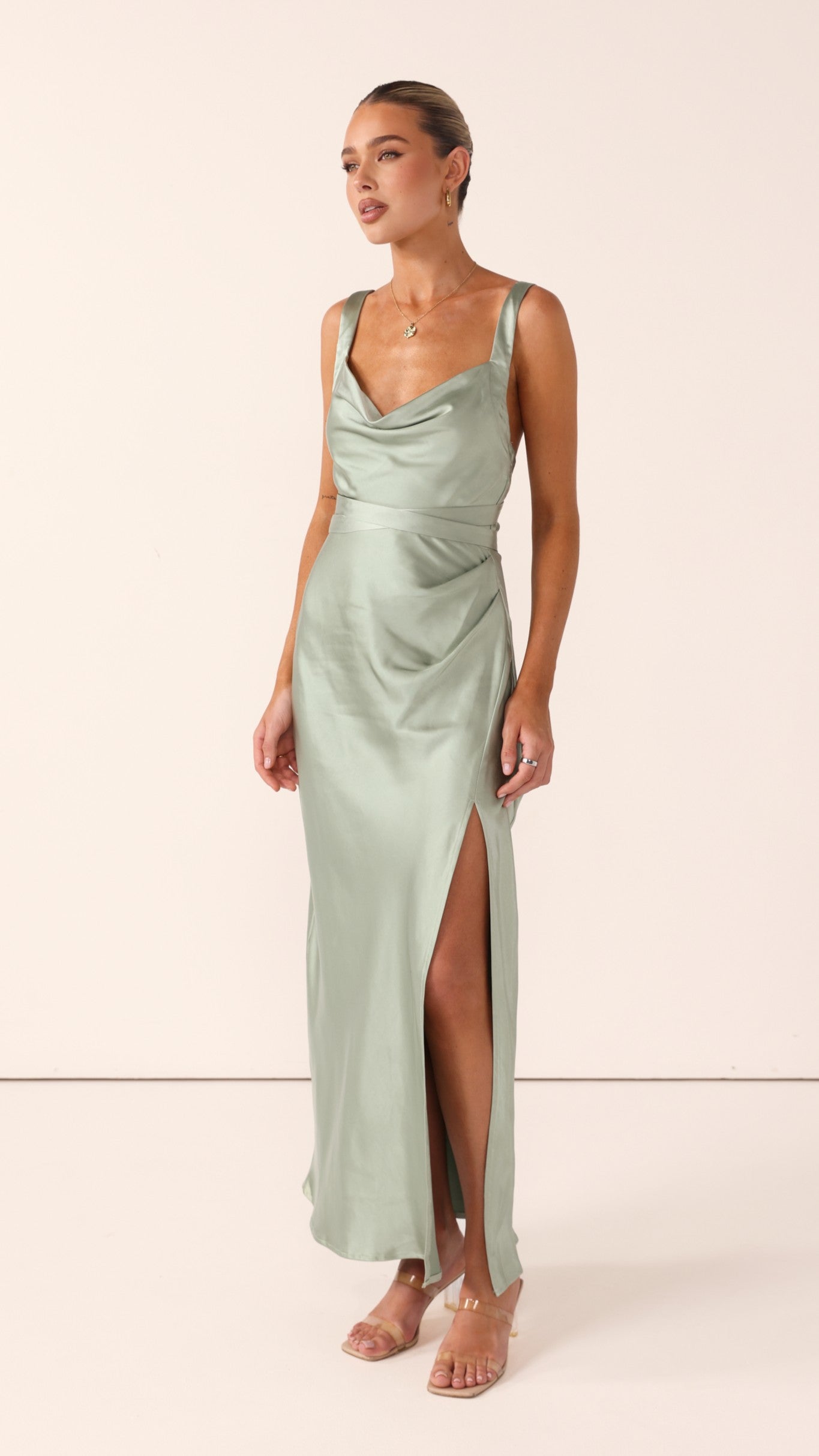Zendaya Maxi Dress - Sage - Billy J