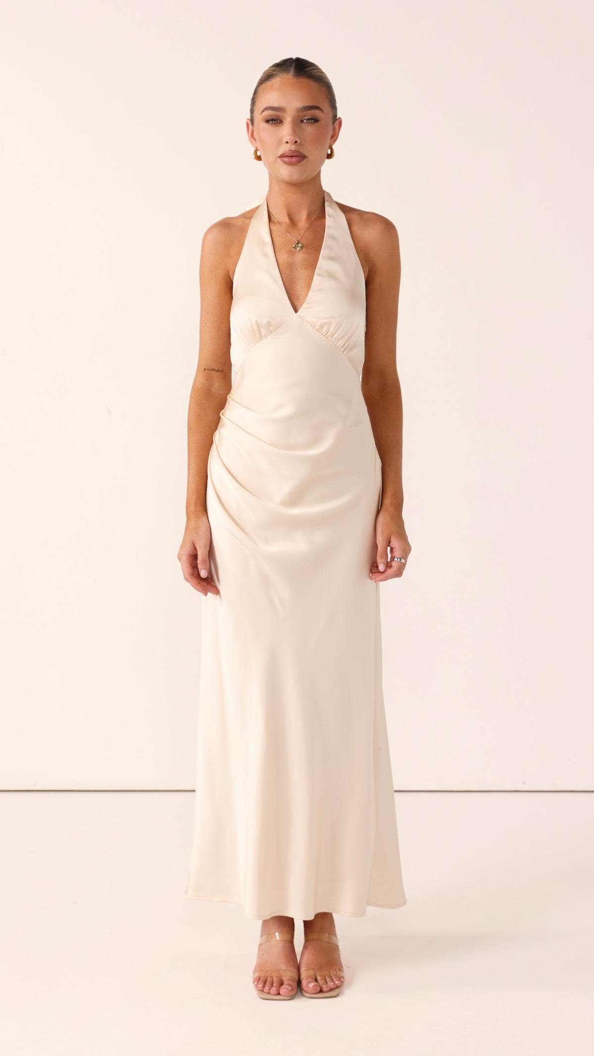 Sylvie Maxi Dress - Soft Gold - Billy J