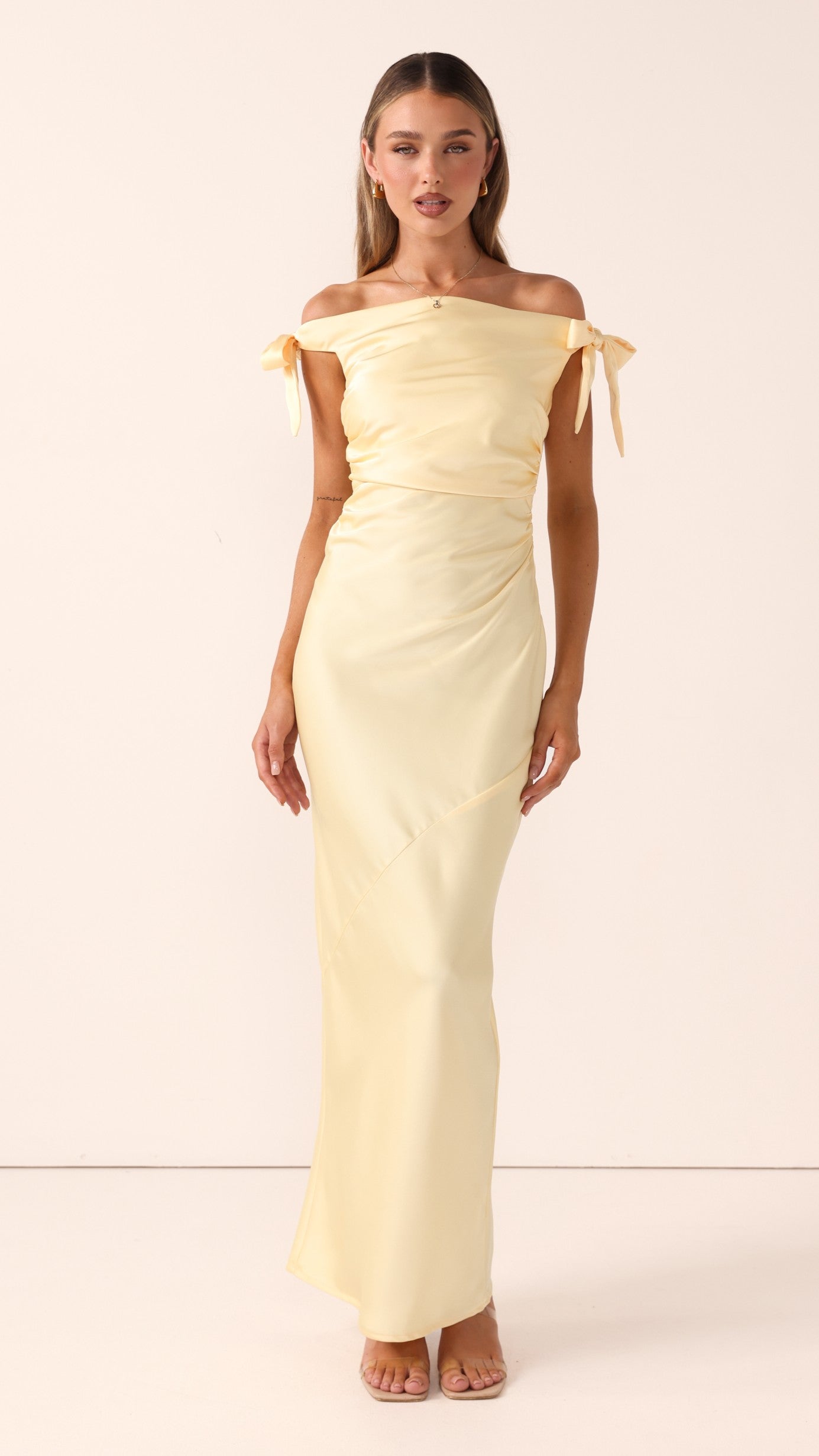 Meghan Maxi Dress - Lemon - Buy Women's Dresses