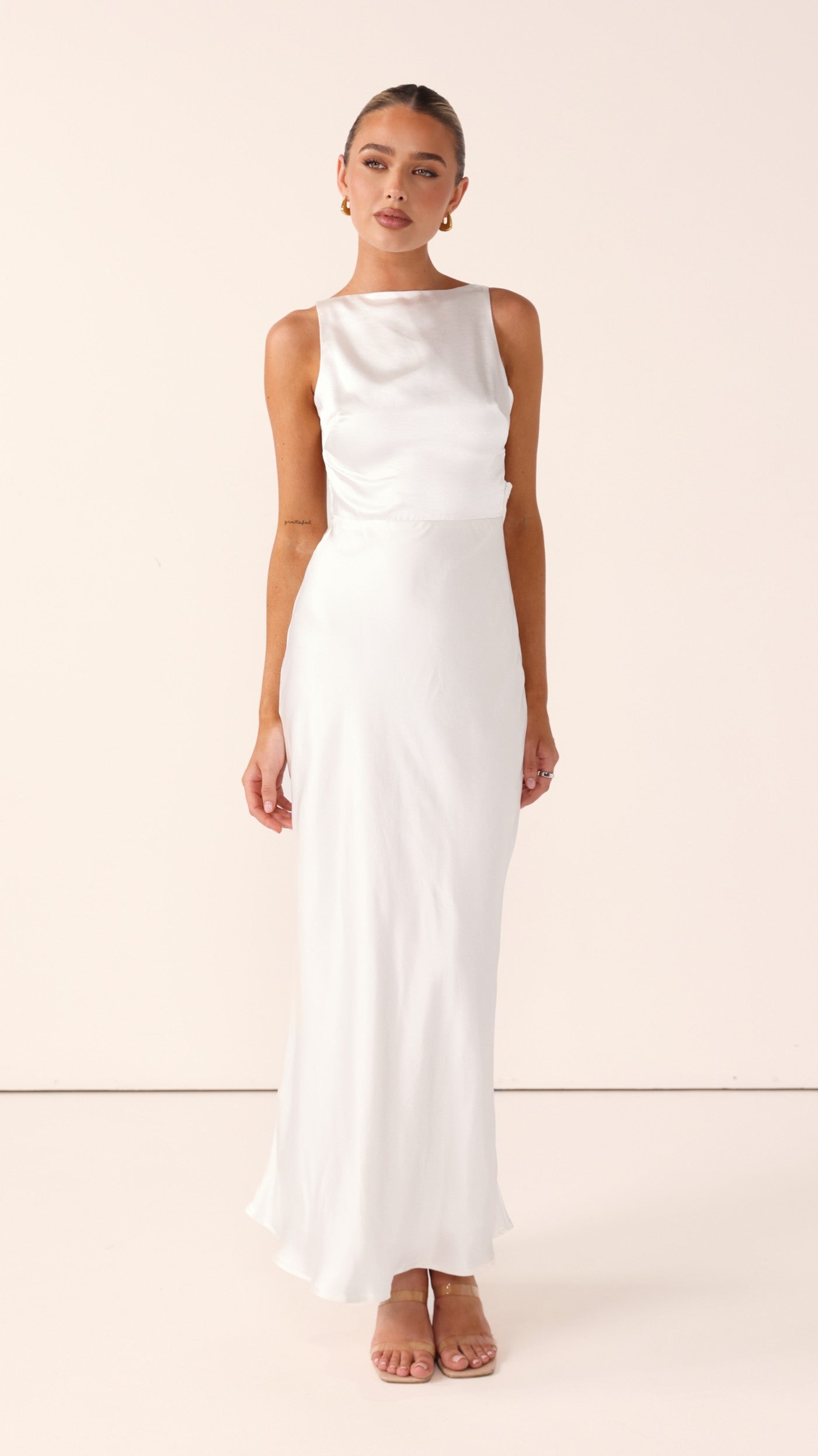 Sia Maxi Dress - Ivory - Billy J