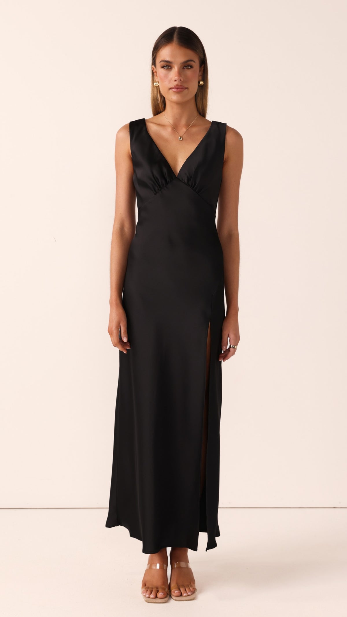 Taylor Maxi Dress - Black - Billy J