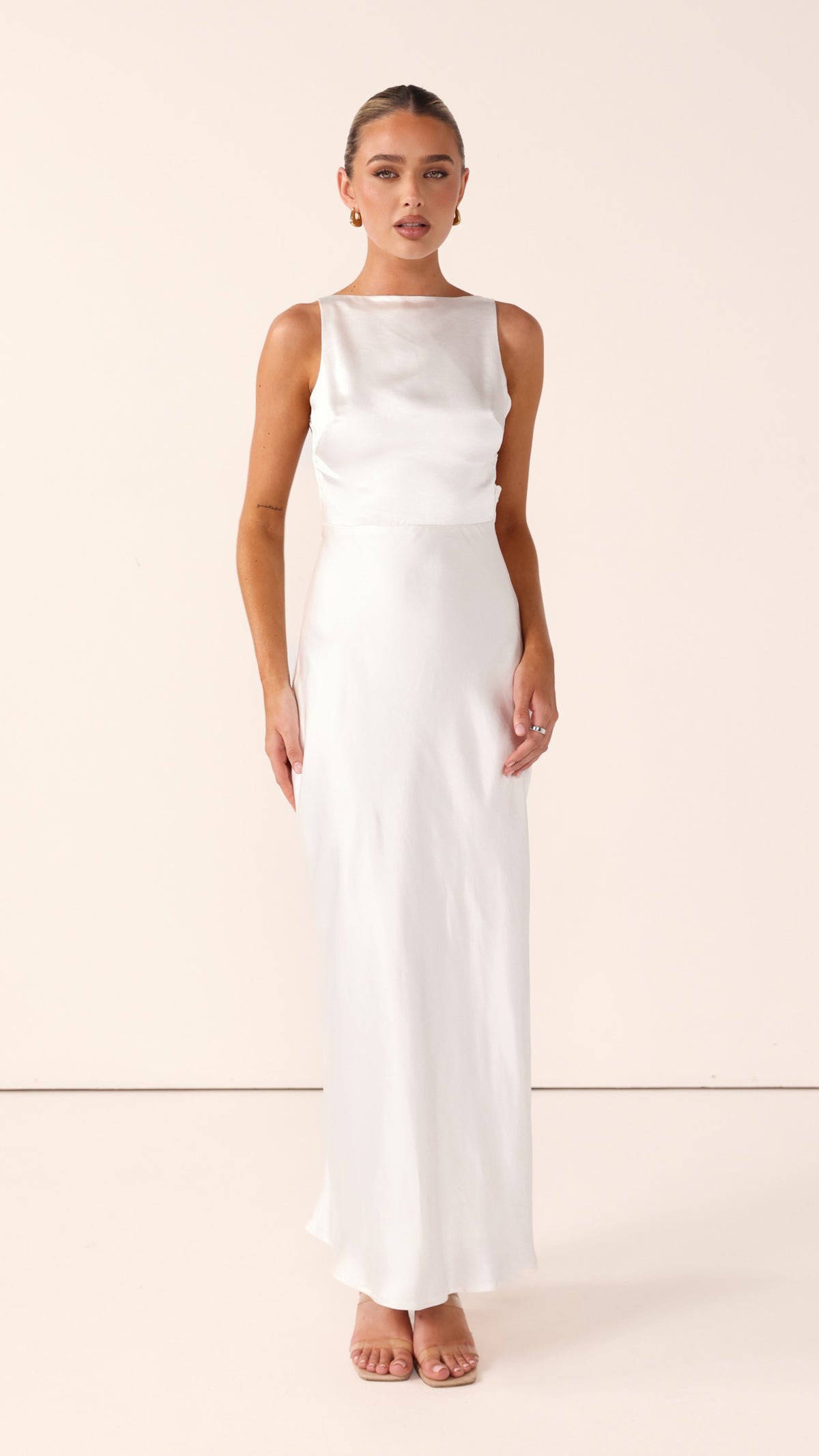 Sia Maxi Dress - Ivory - Billy J