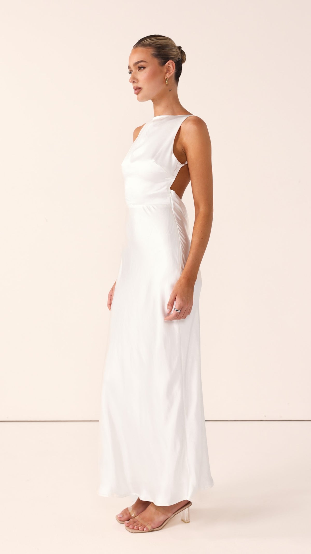 Sia Maxi Dress - Ivory - Billy J