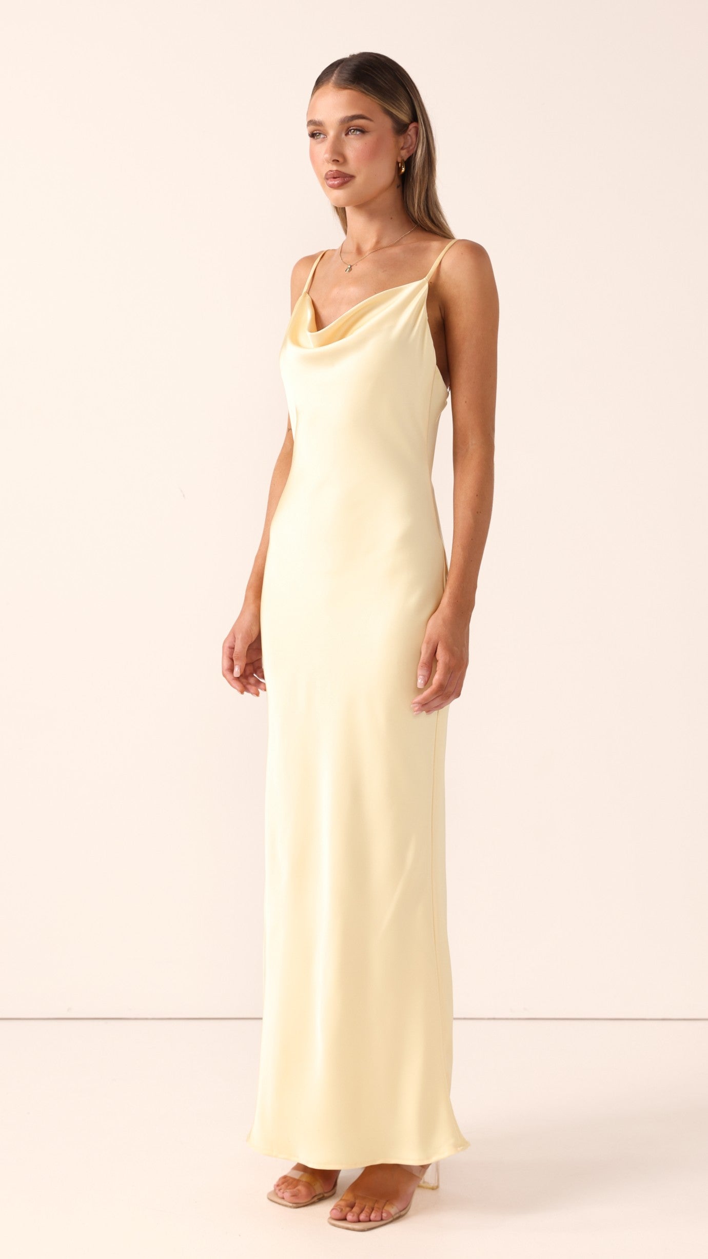 Willow Maxi Dress - Lemon - Billy J
