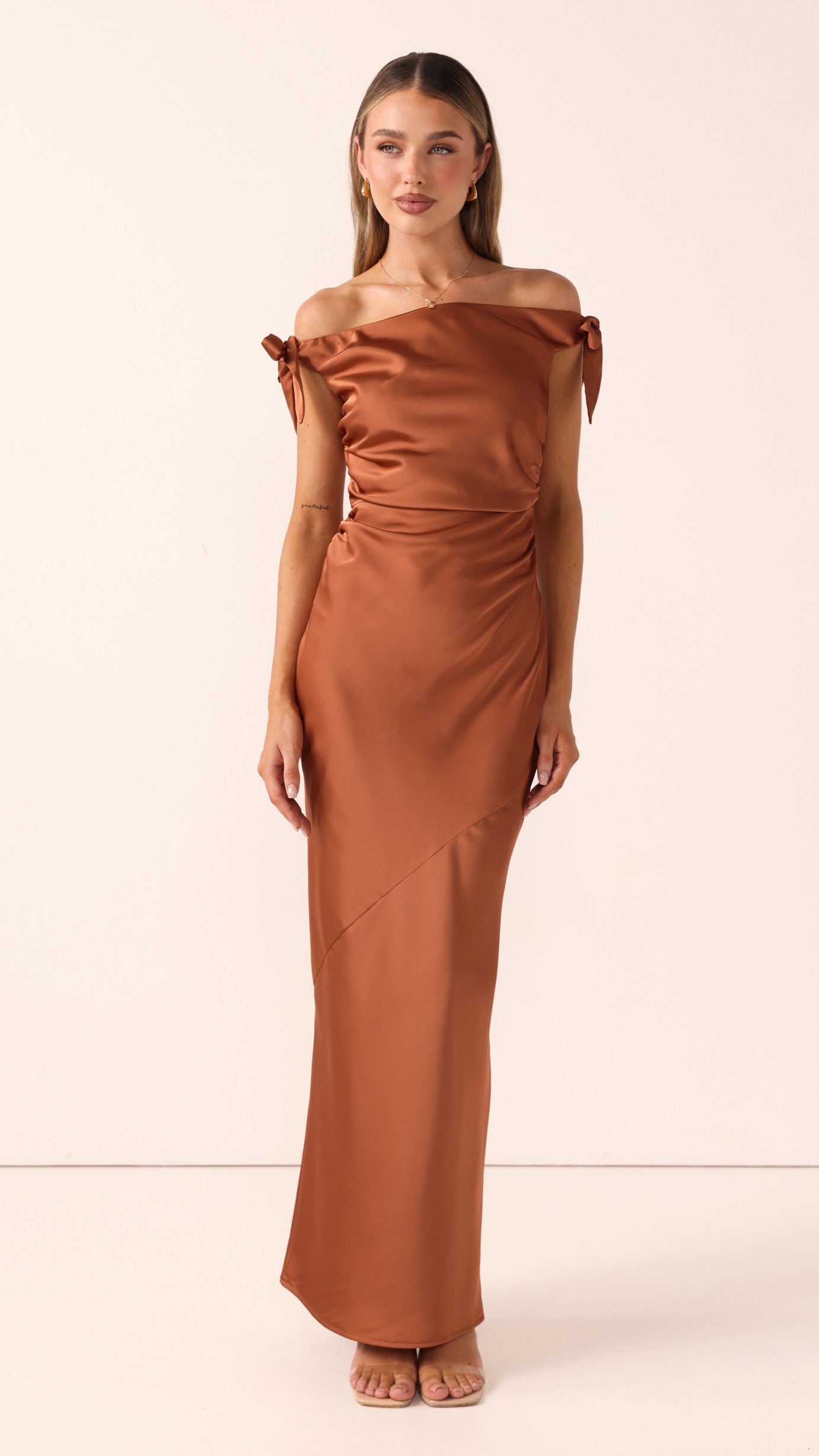 Meghan Maxi Dress - Copper - Billy J