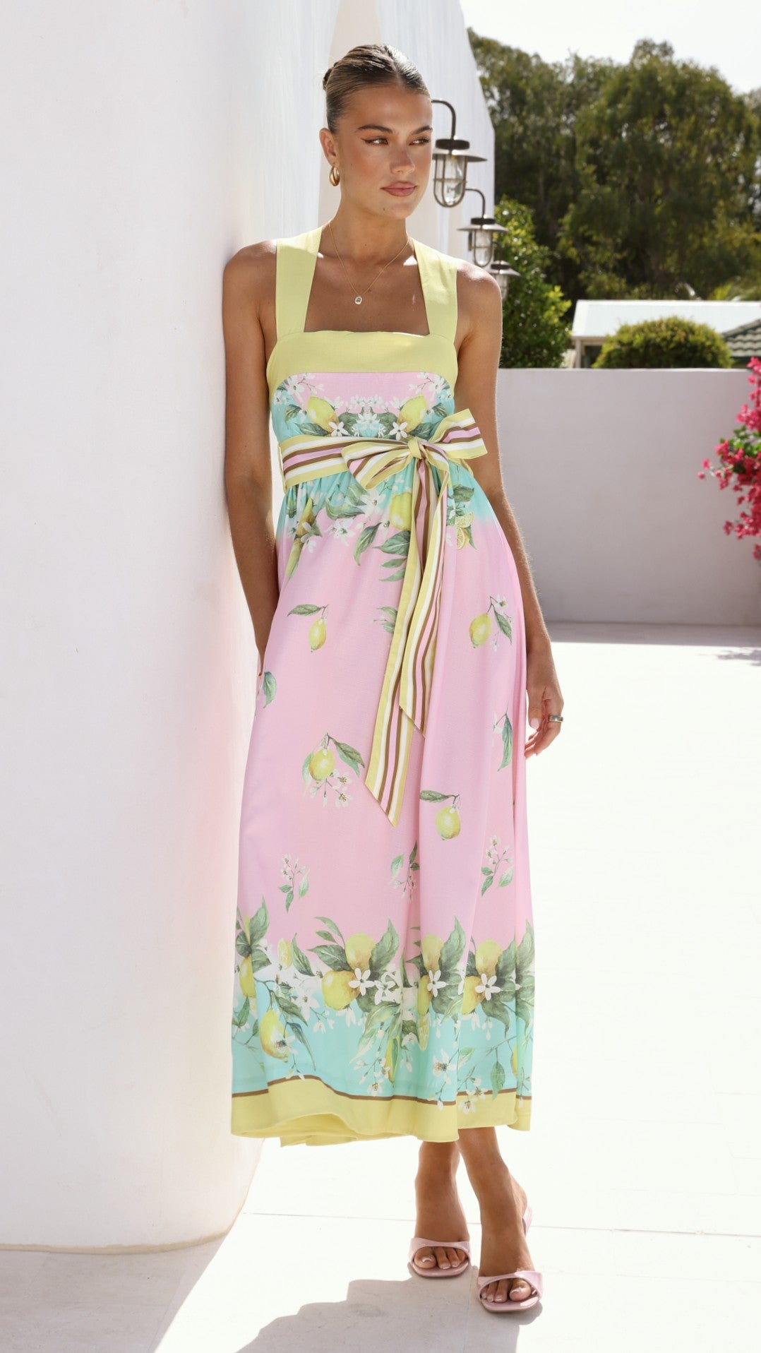 Velma Maxi Dress - Rosé Lemonade - Billy J