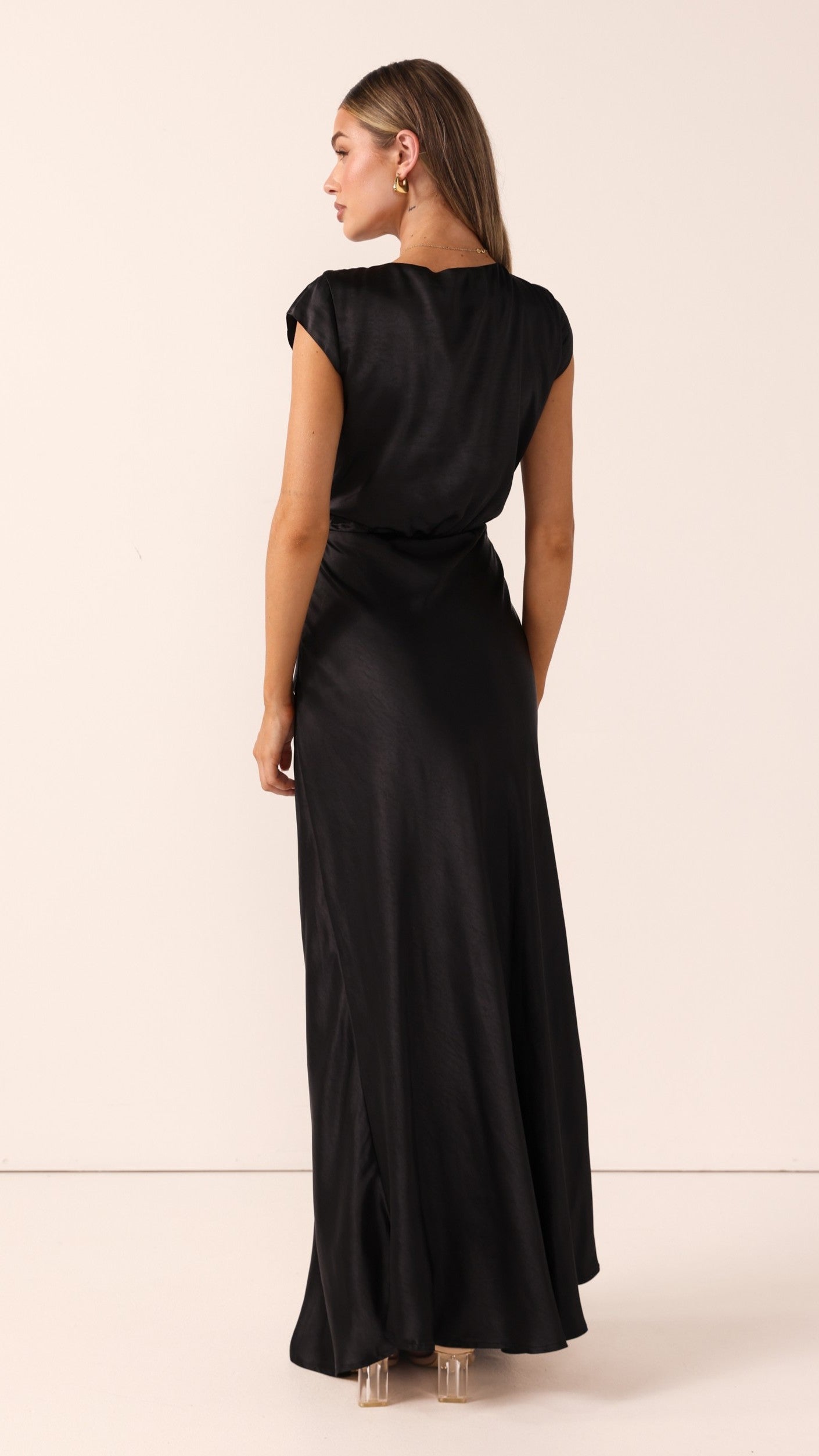 Selma Maxi Dress - Black - Billy J