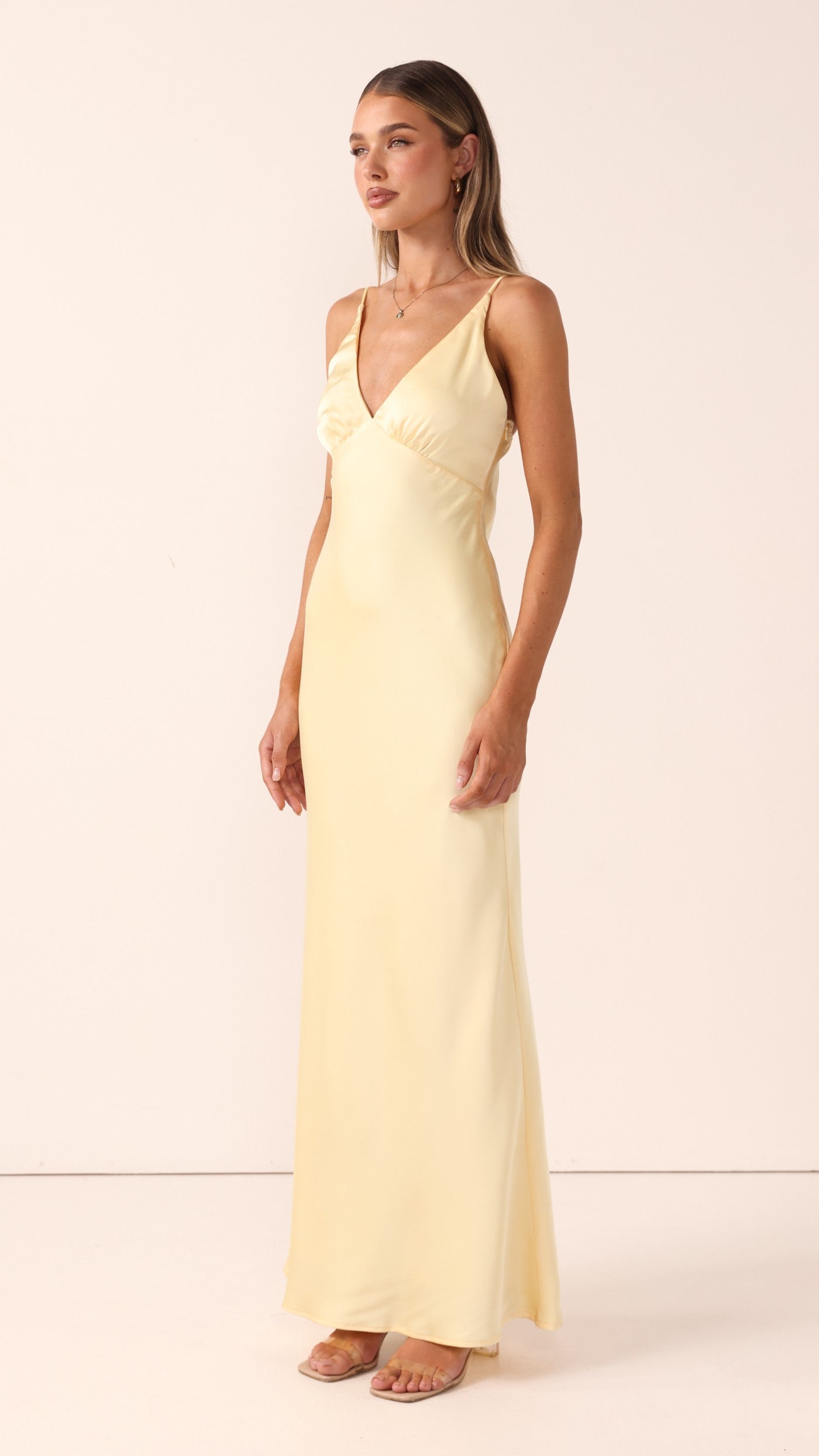Ziah Maxi Dress - Lemon - Billy J