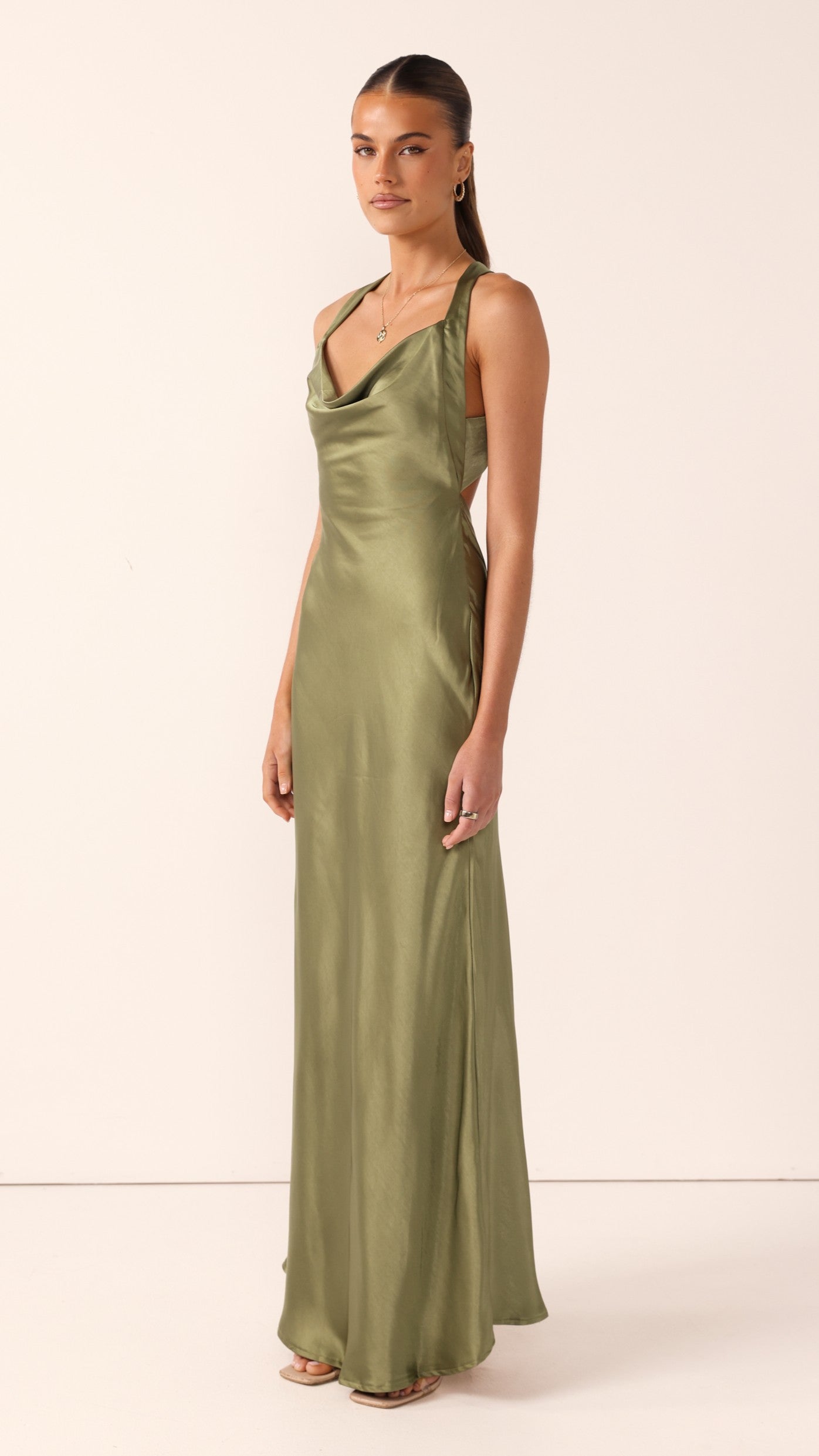 Eva Maxi Dress - Olive - Billy J