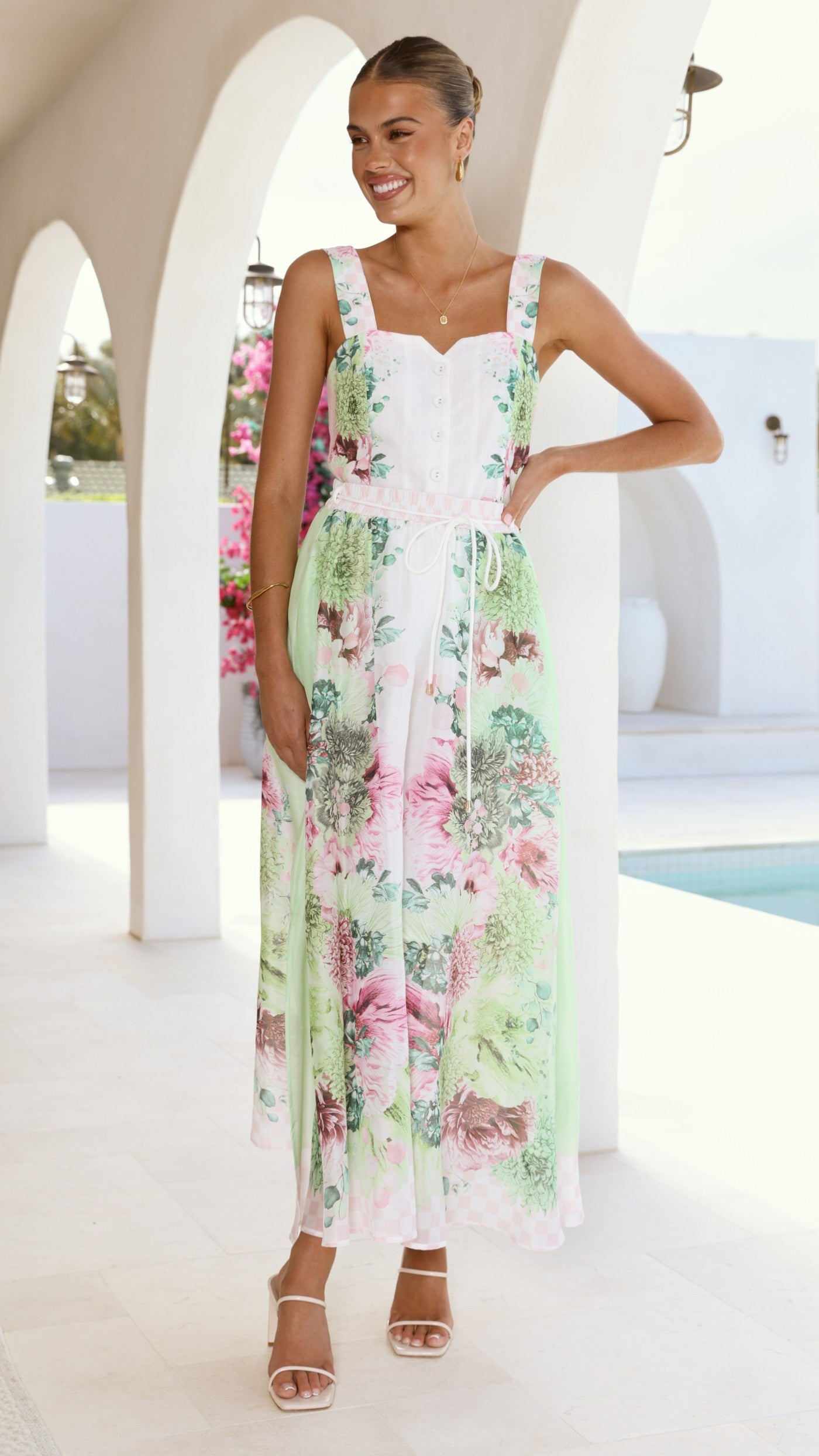 Kira Maxi Skirt - Sorbet Symphony - Billy J