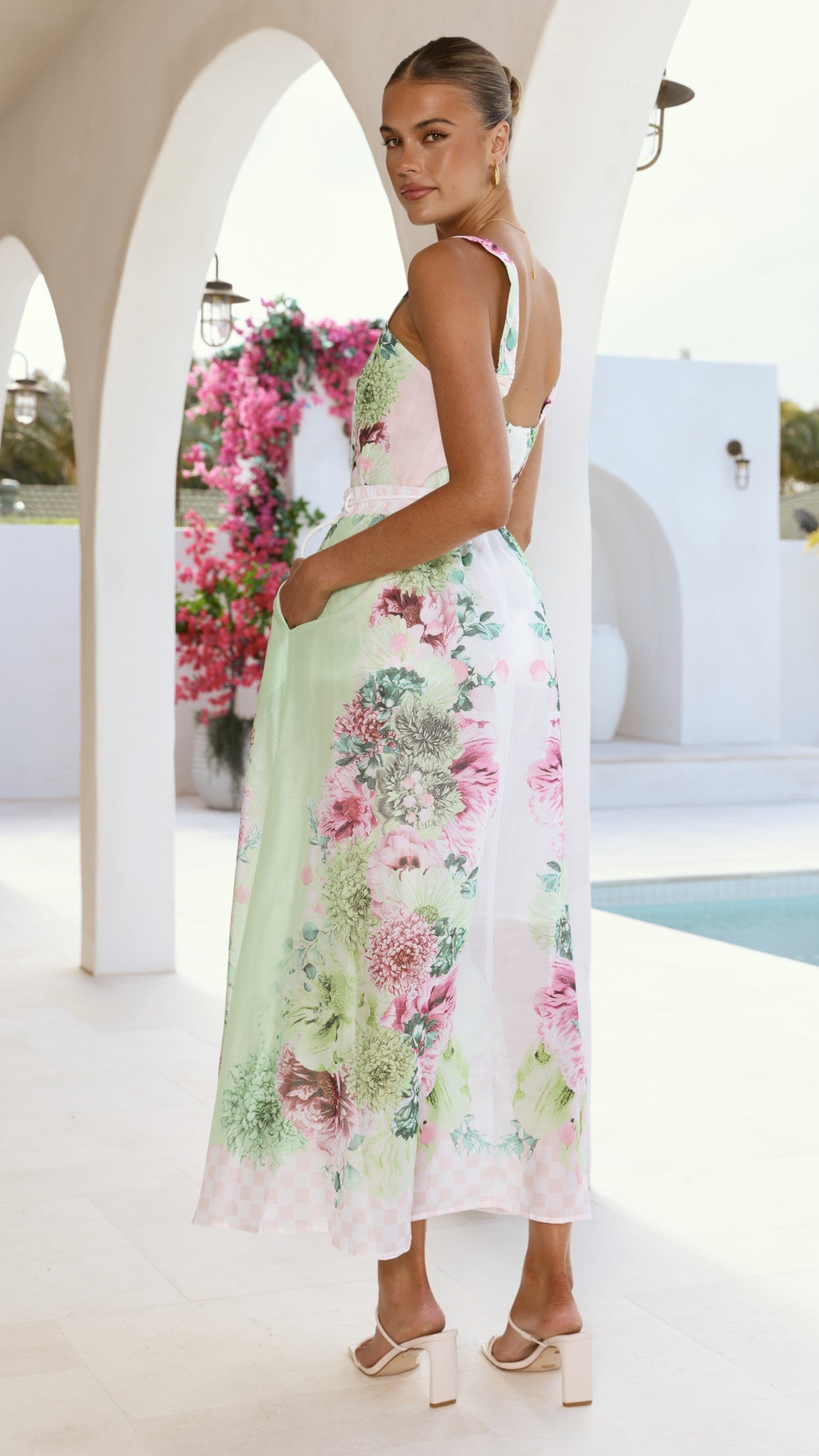 Kira Maxi Skirt - Sorbet Symphony - Billy J